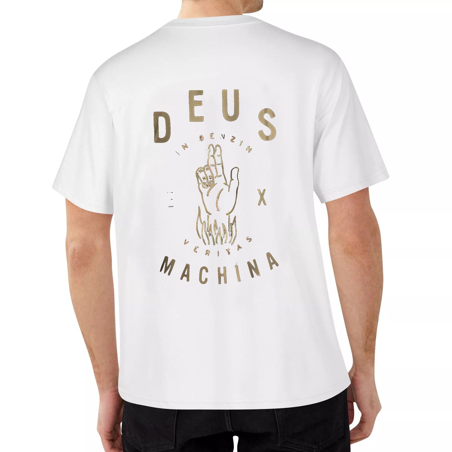Deus Ex Machina TShirt with free stickers Crew-neck fashion unisex T-shirt Menswear Top Original Lingerie Streetwear Tropical