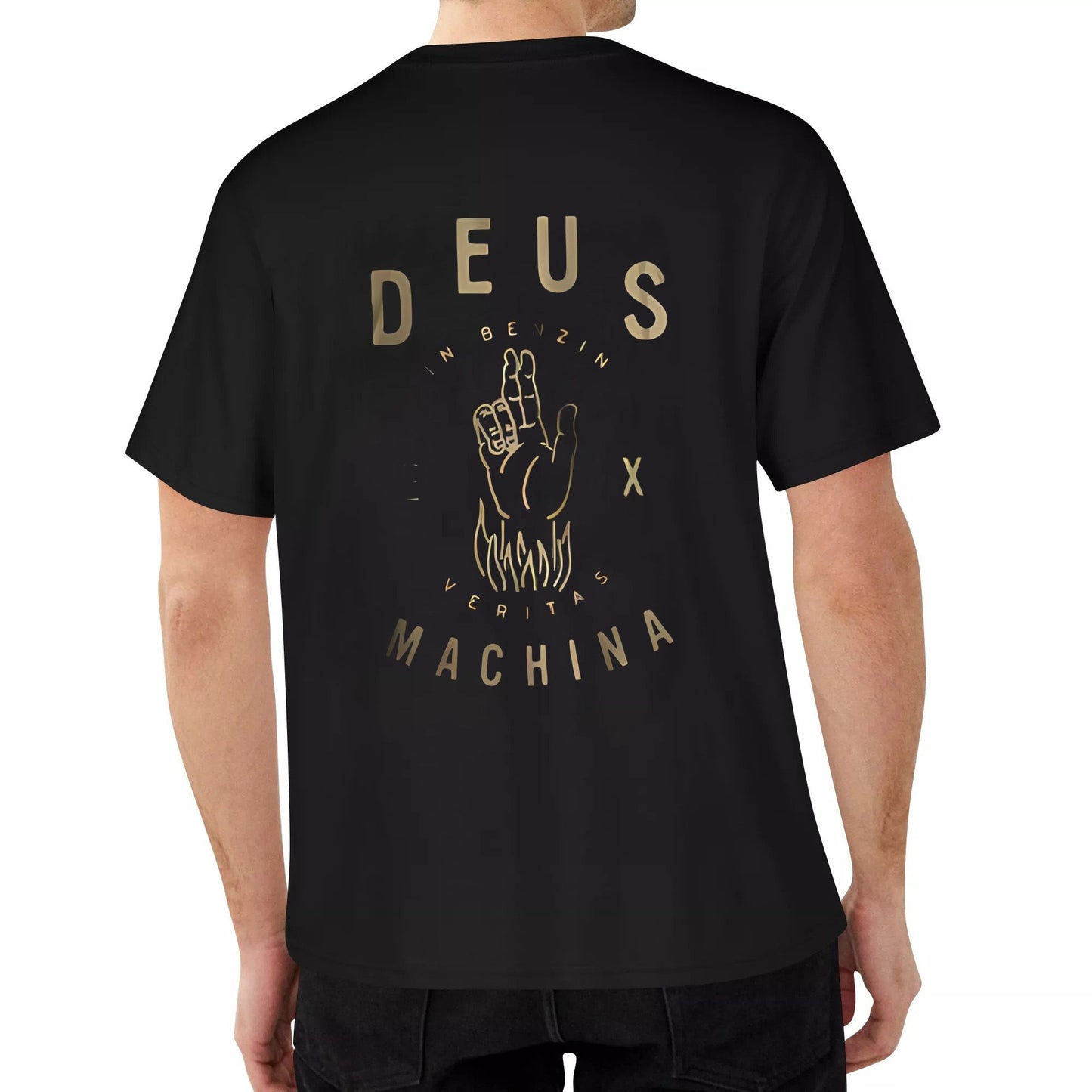 Deus Ex Machina TShirt with free stickers Crew-neck fashion unisex T-shirt Menswear Top Original Lingerie Streetwear Tropical