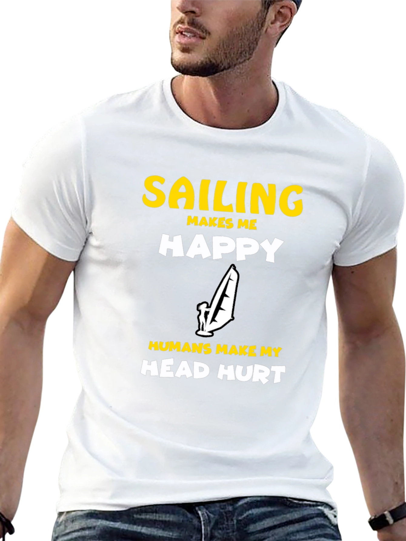 Sailing Makes Me Happy Graphic Tee