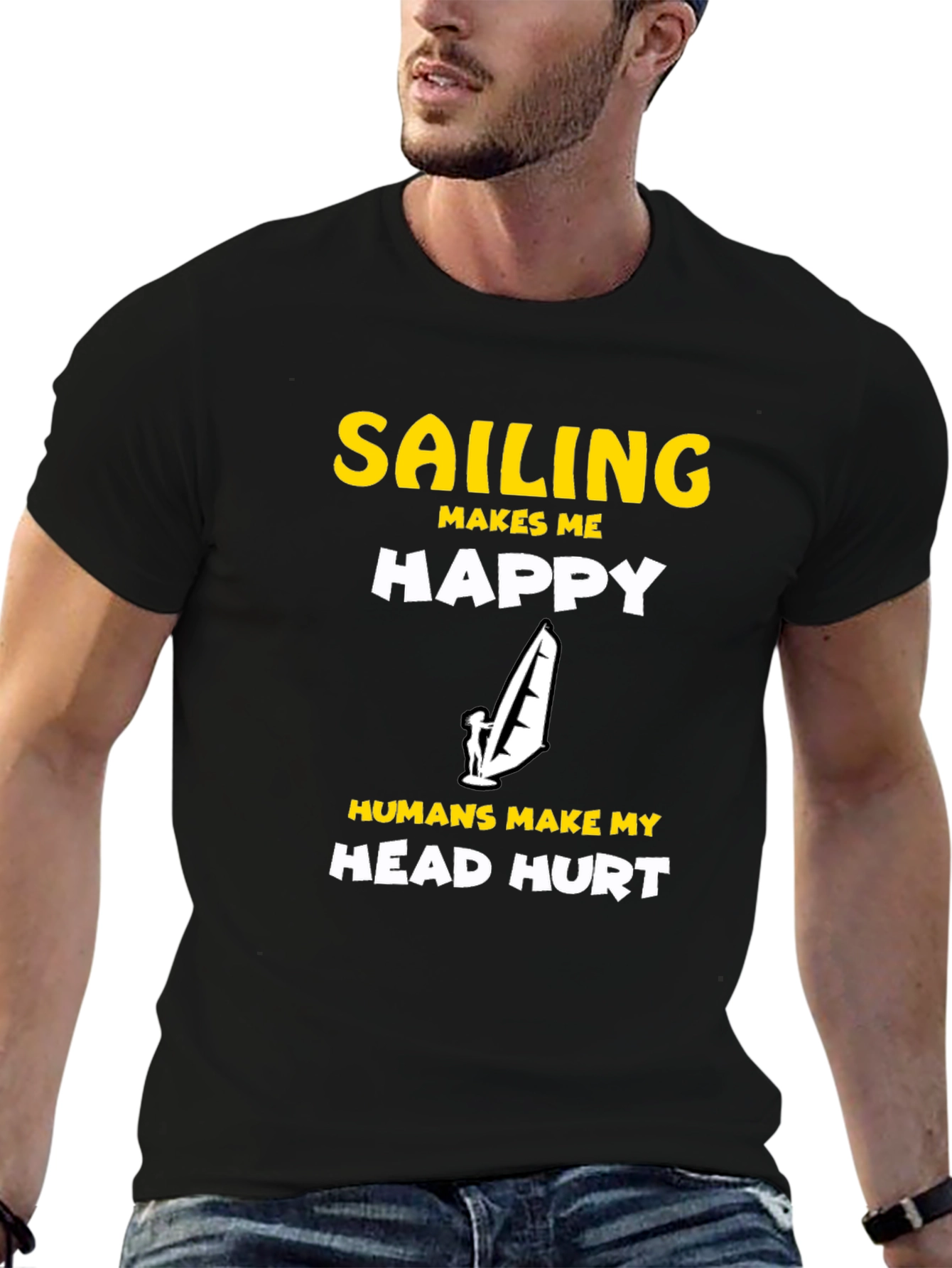 Sailing Makes Me Happy Graphic Tee