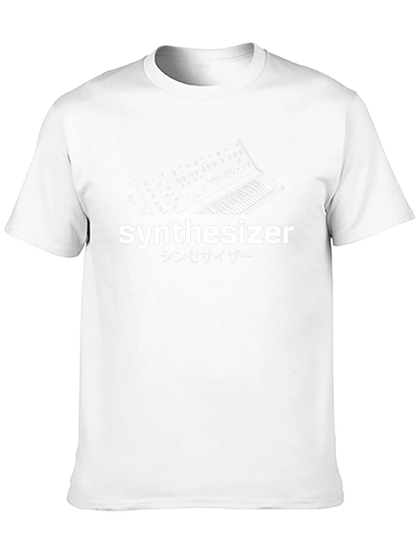 Synthesizer Graphic T-Shirt - Music Lover Tee