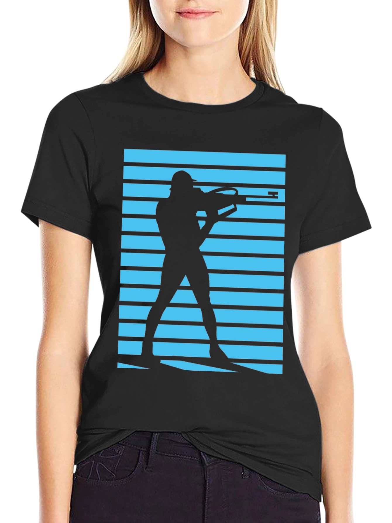 Retro Shooter Silhouette Tee