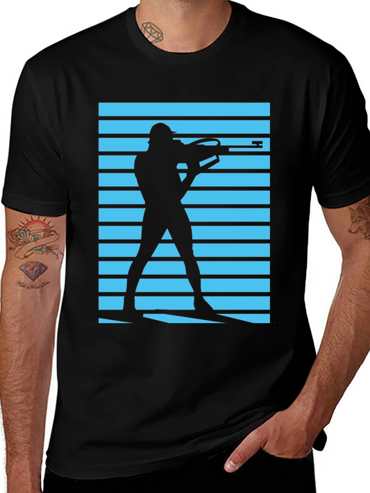 Retro Shooter Silhouette Tee