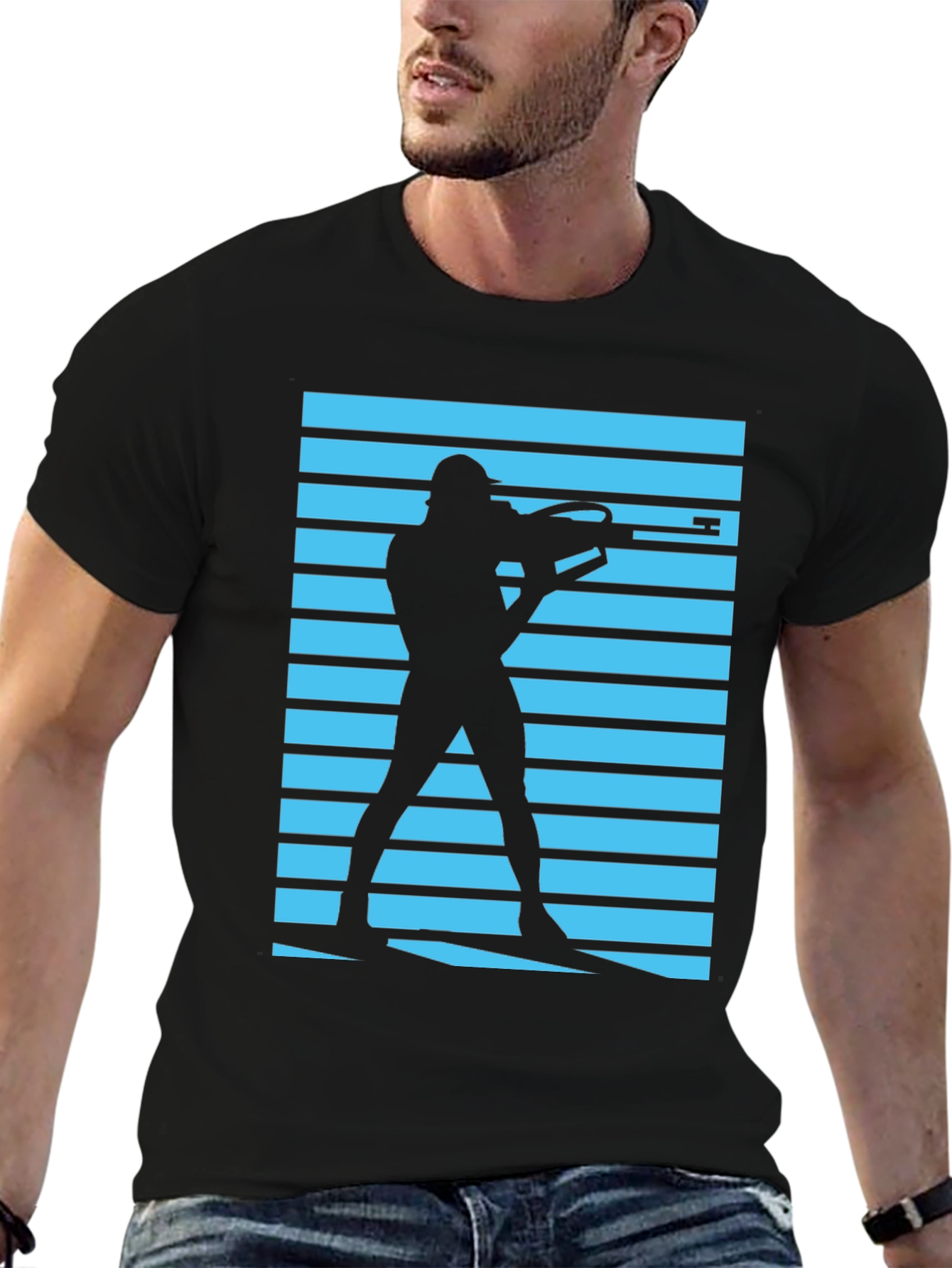 Retro Shooter Silhouette Tee