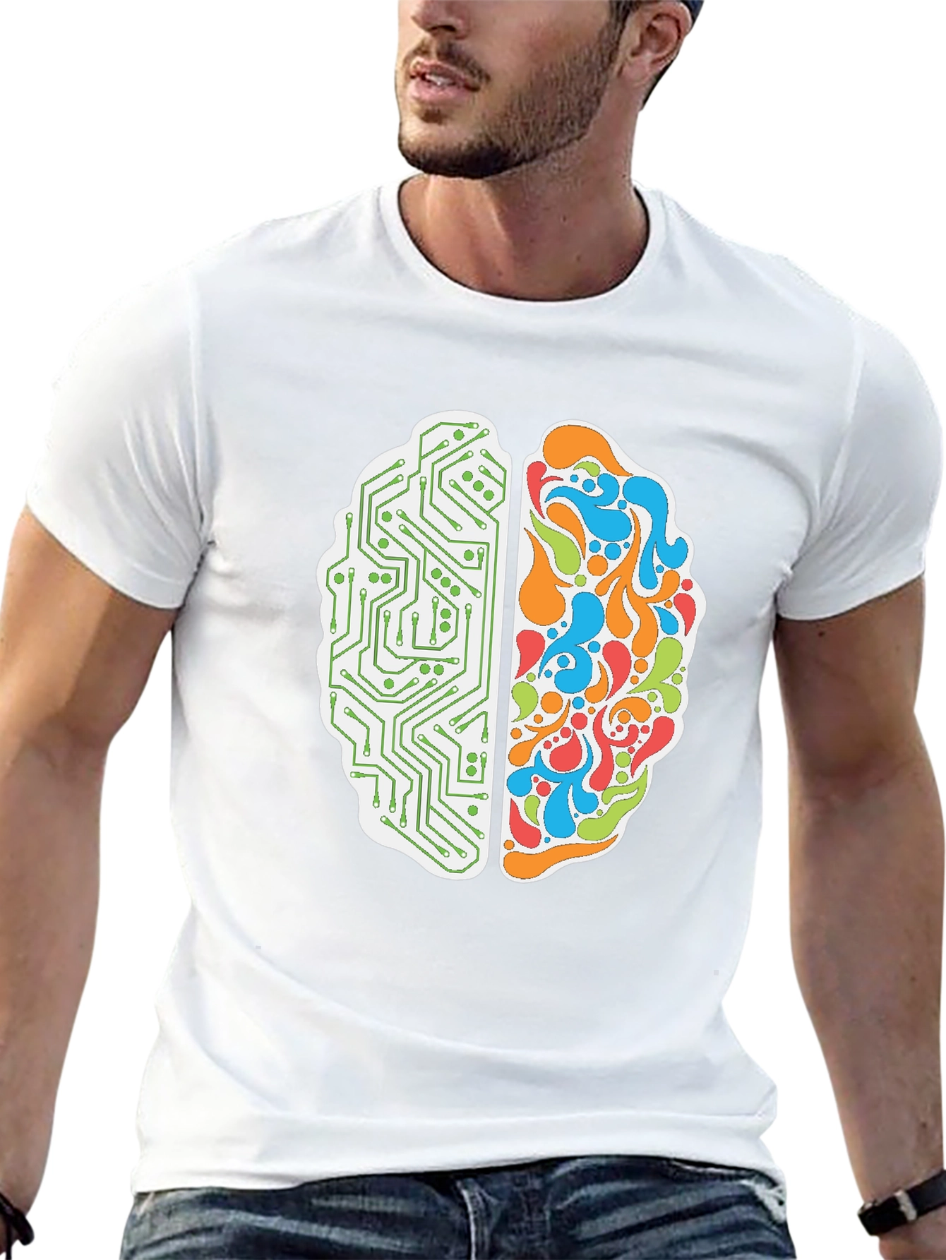 Brain Circuitry T-Shirt - Creative Mind Apparel