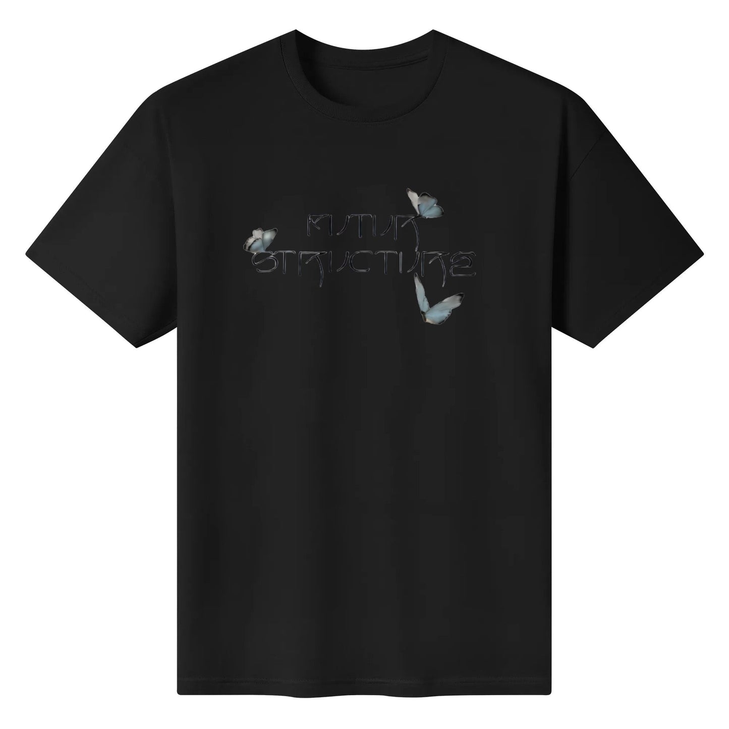 100% high-quality pure cotton short sleeved T-shirt, men's and women's American trend round neck printed versatile base shirt