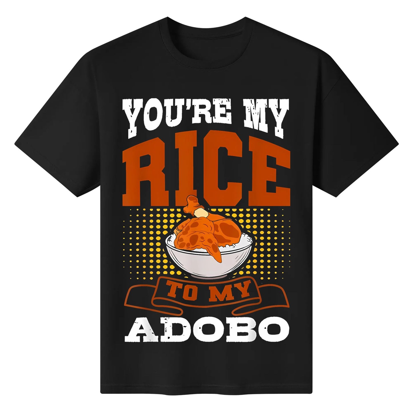 Unisex Printed T-Shirt Adobo Chicken Pinoy Rice Cuisine Philippine Flag T-Shirt