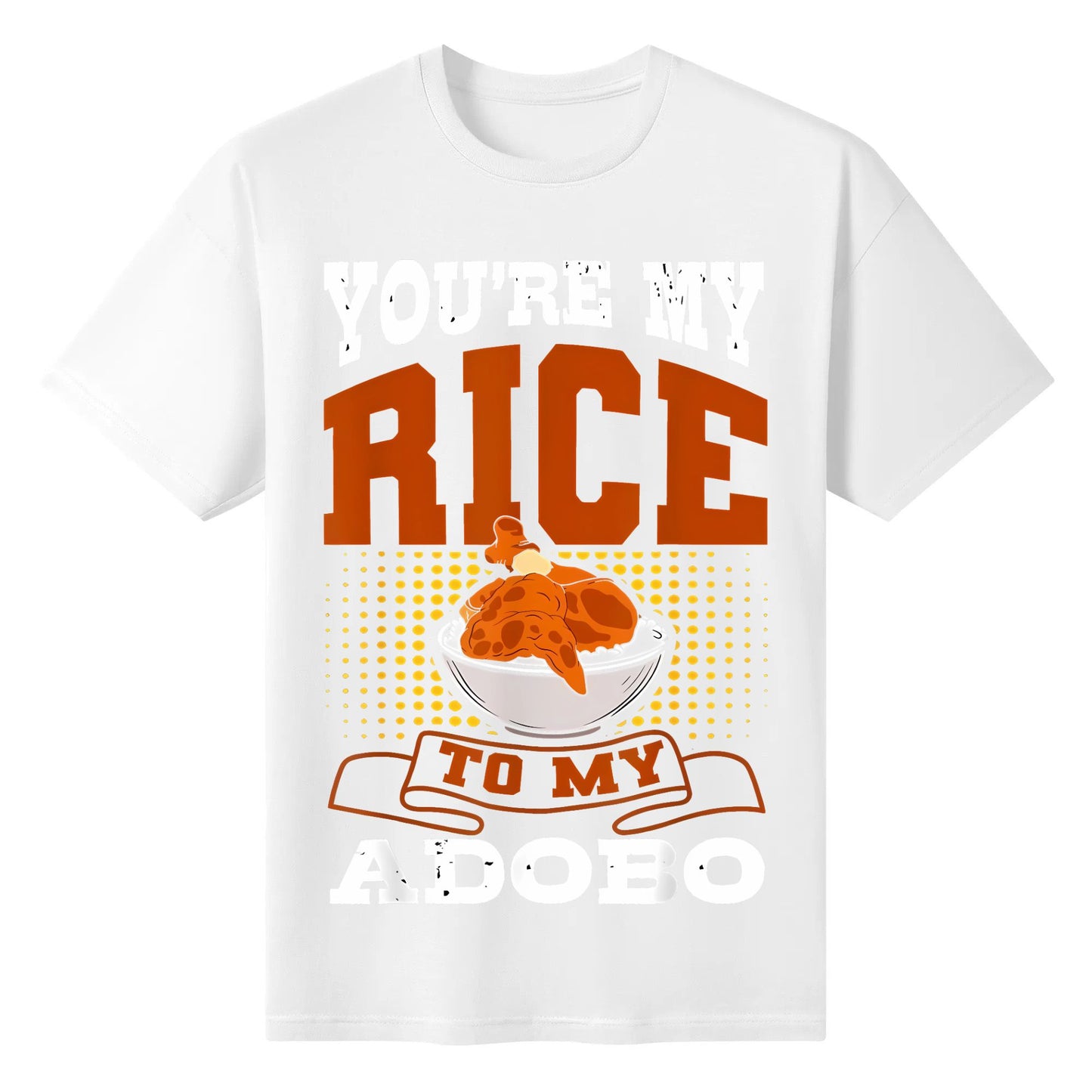 Unisex Printed T-Shirt Adobo Chicken Pinoy Rice Cuisine Philippine Flag T-Shirt