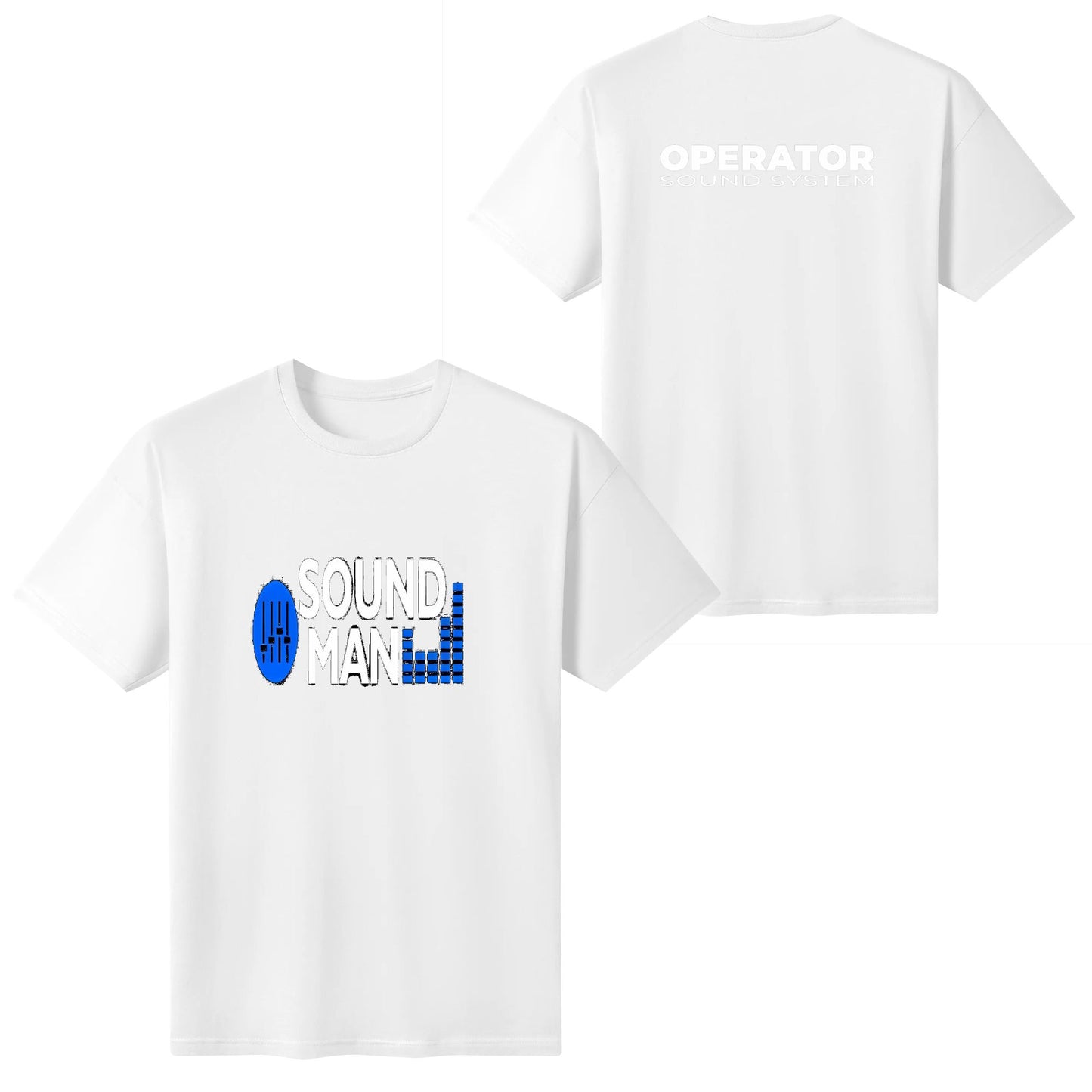 Sound Man Operator Shirt DistroSound System Crew-neck fashion unisex T-shirt Menswear Top Original Lingerie