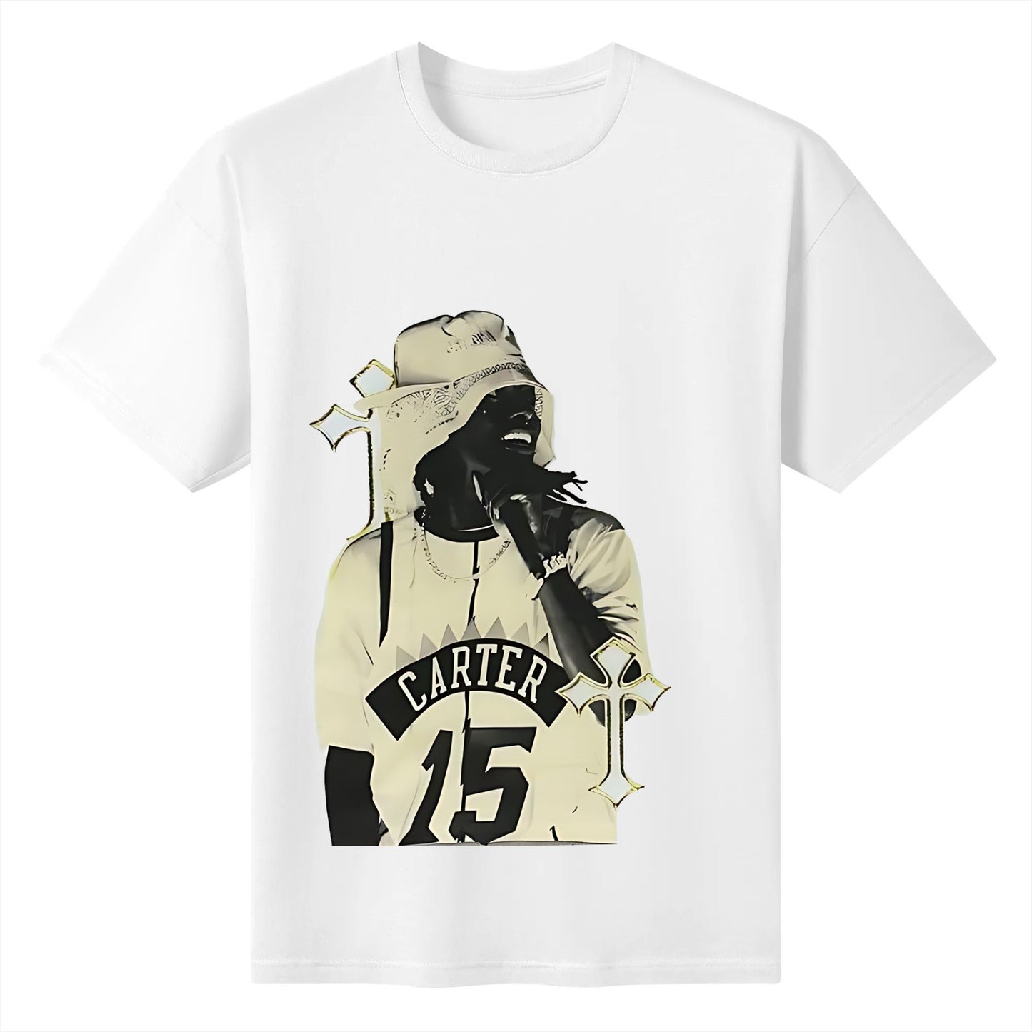 Rap culture Graphic printed summer cotton high quality fitted 100% Premium Cotton Crew Neck Fitted Top T-Shirt Unisex 220GSM