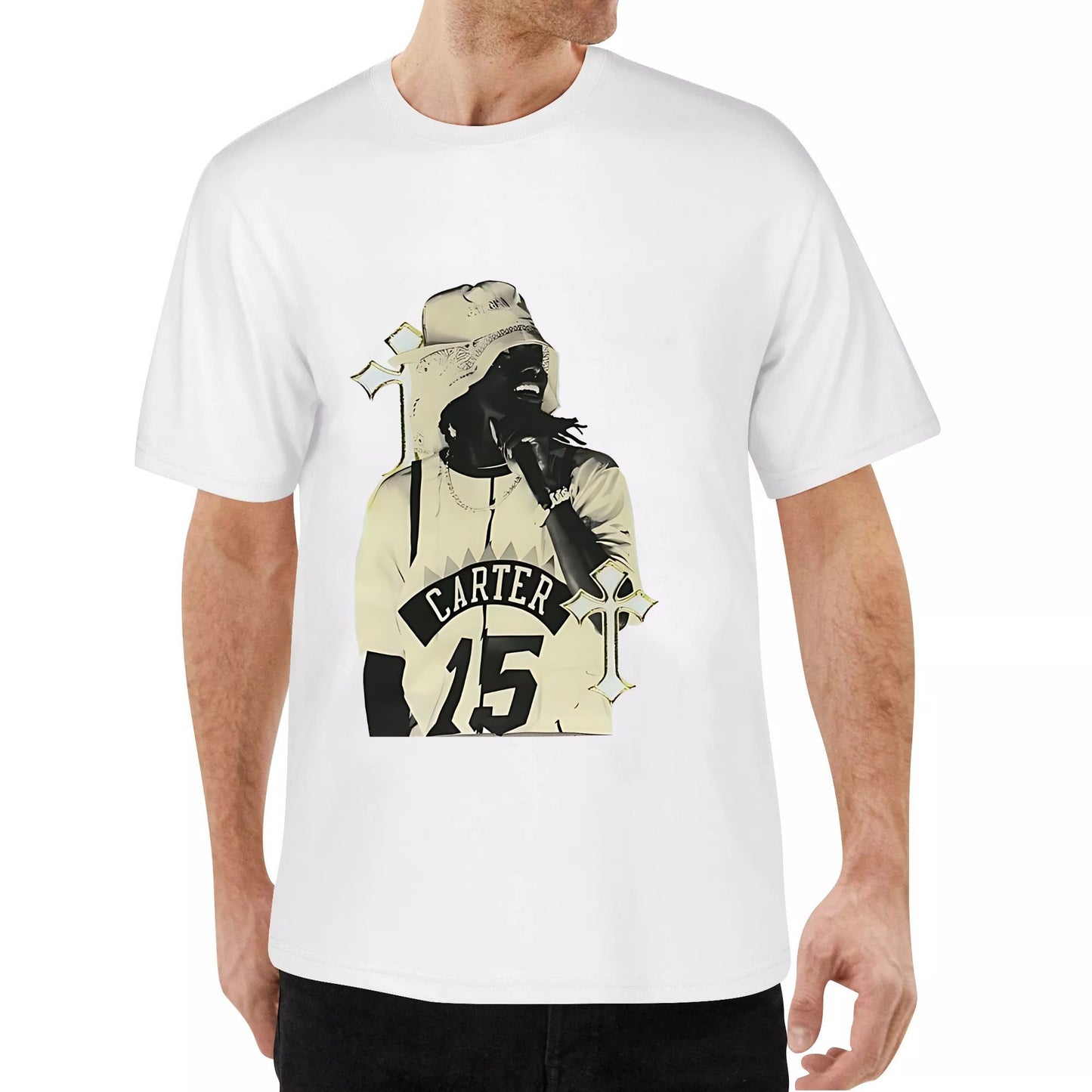 Rap culture Graphic printed summer cotton high quality fitted 100% Premium Cotton Crew Neck Fitted Top T-Shirt Unisex 220GSM