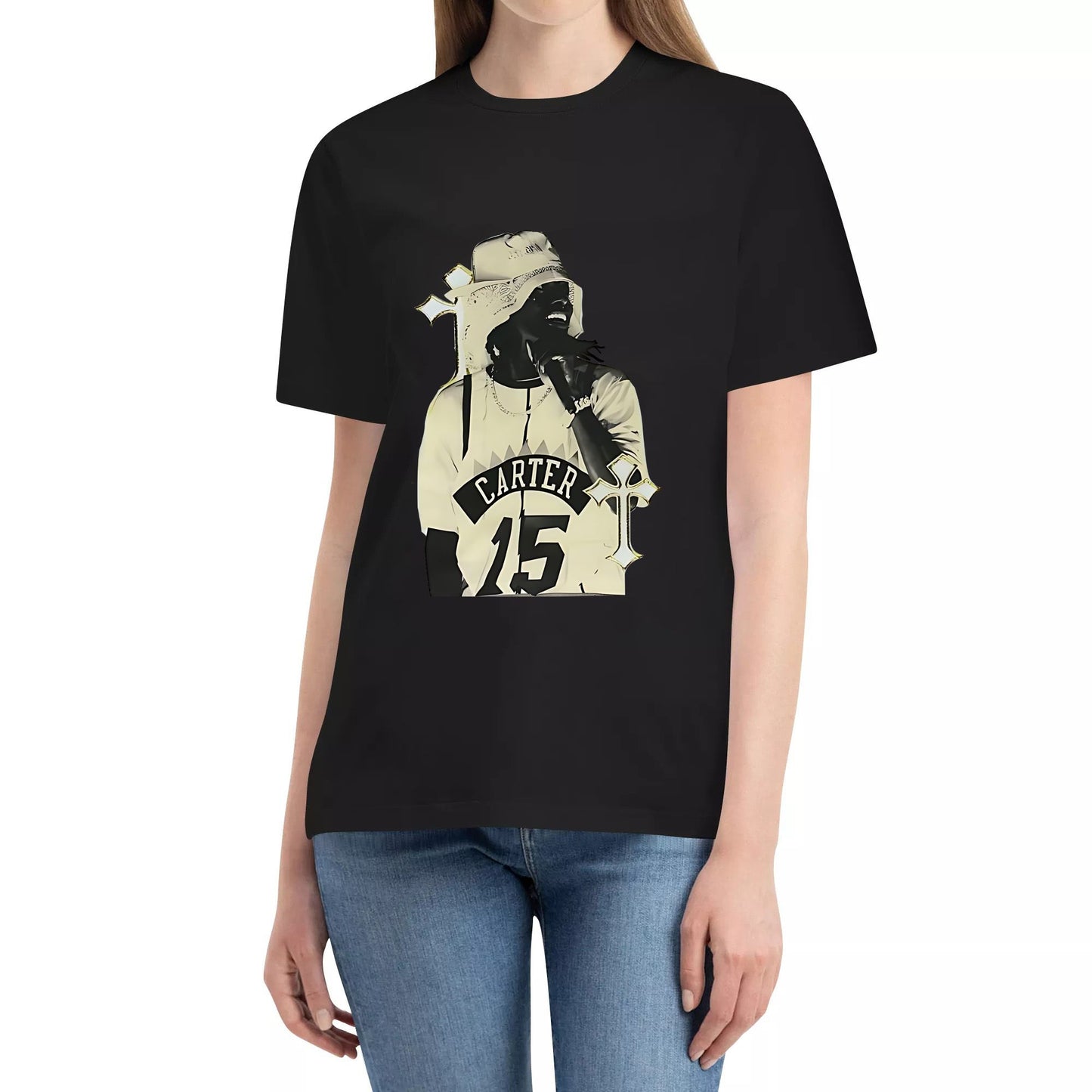 Rap culture Graphic printed summer cotton high quality fitted 100% Premium Cotton Crew Neck Fitted Top T-Shirt Unisex 220GSM