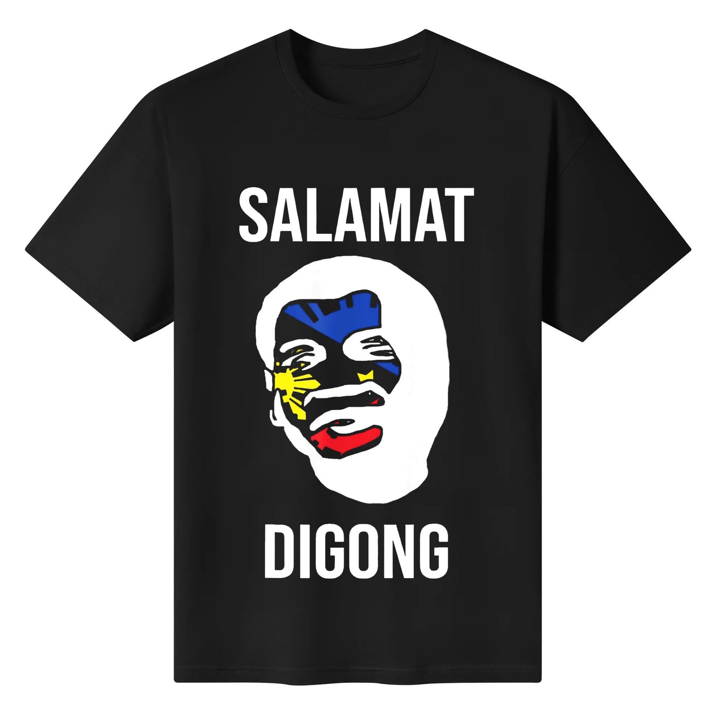 Salamat PRRD Philippines President Digong Duterte Thank You Men and Women Cotton Tshirts Short Sleeve Printed Crew Neck Unisex Adults Top Tee Shirts Ladies Summer