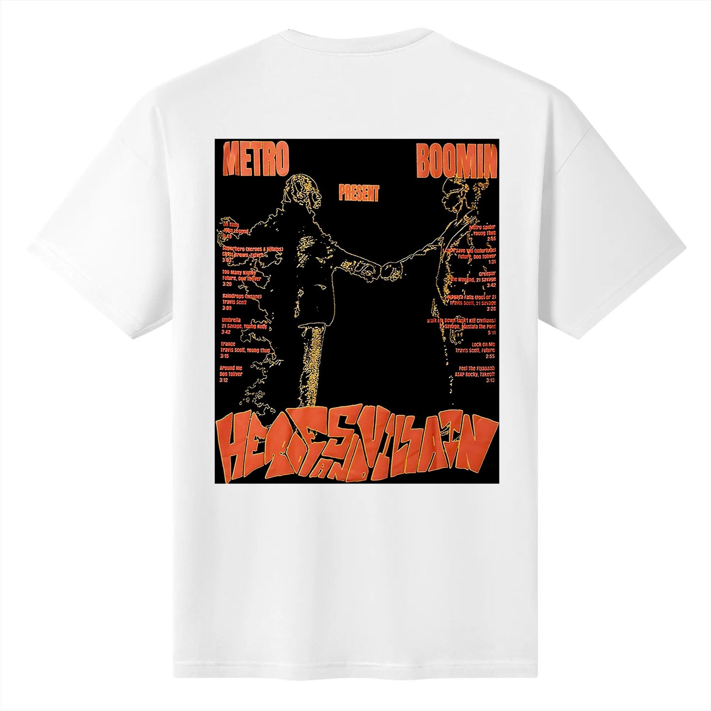 METRO BOOMIN HEROES & VILLAINS OVERSIZE TSHIRT BLACK