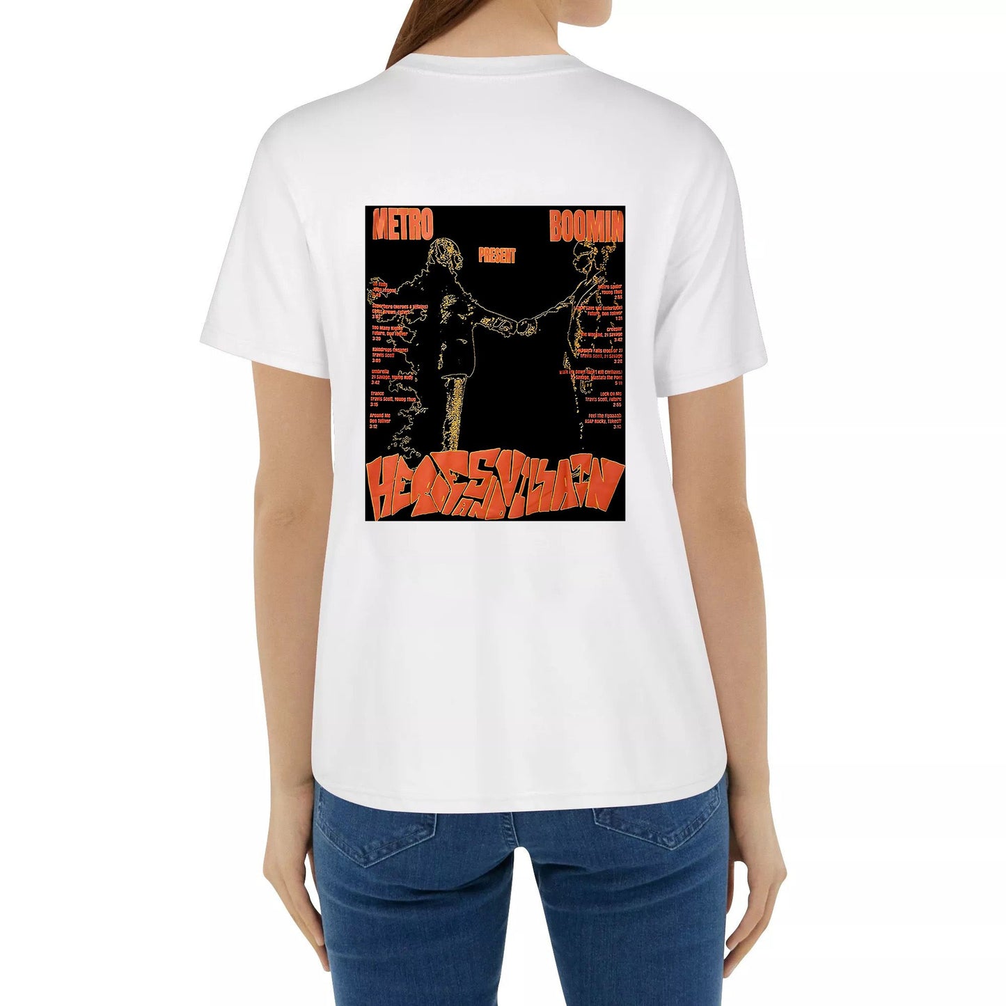 METRO BOOMIN HEROES & VILLAINS OVERSIZE TSHIRT BLACK
