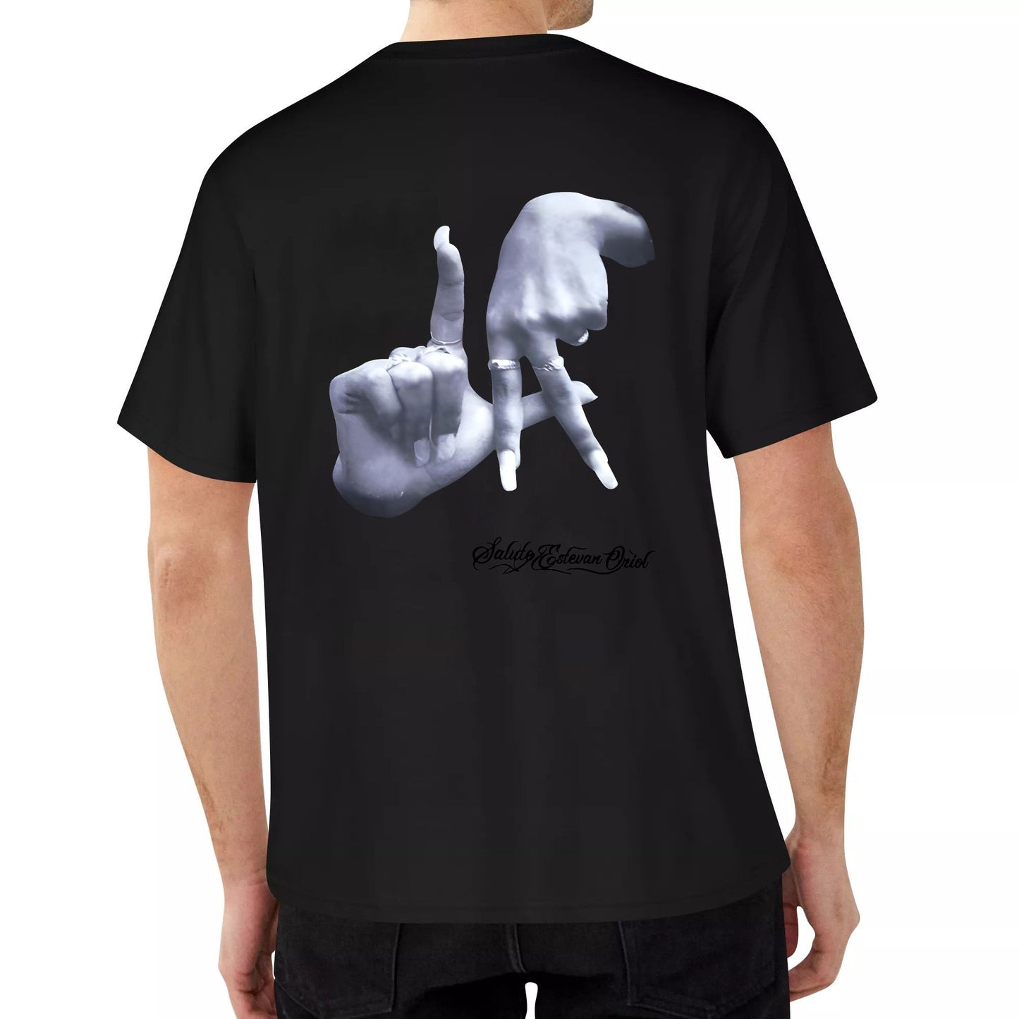 Kaos katun unisex modis dengan motif kreatif, atasan lengan pendek berkualitas tinggi yang dapat dikenakan di segala musim
