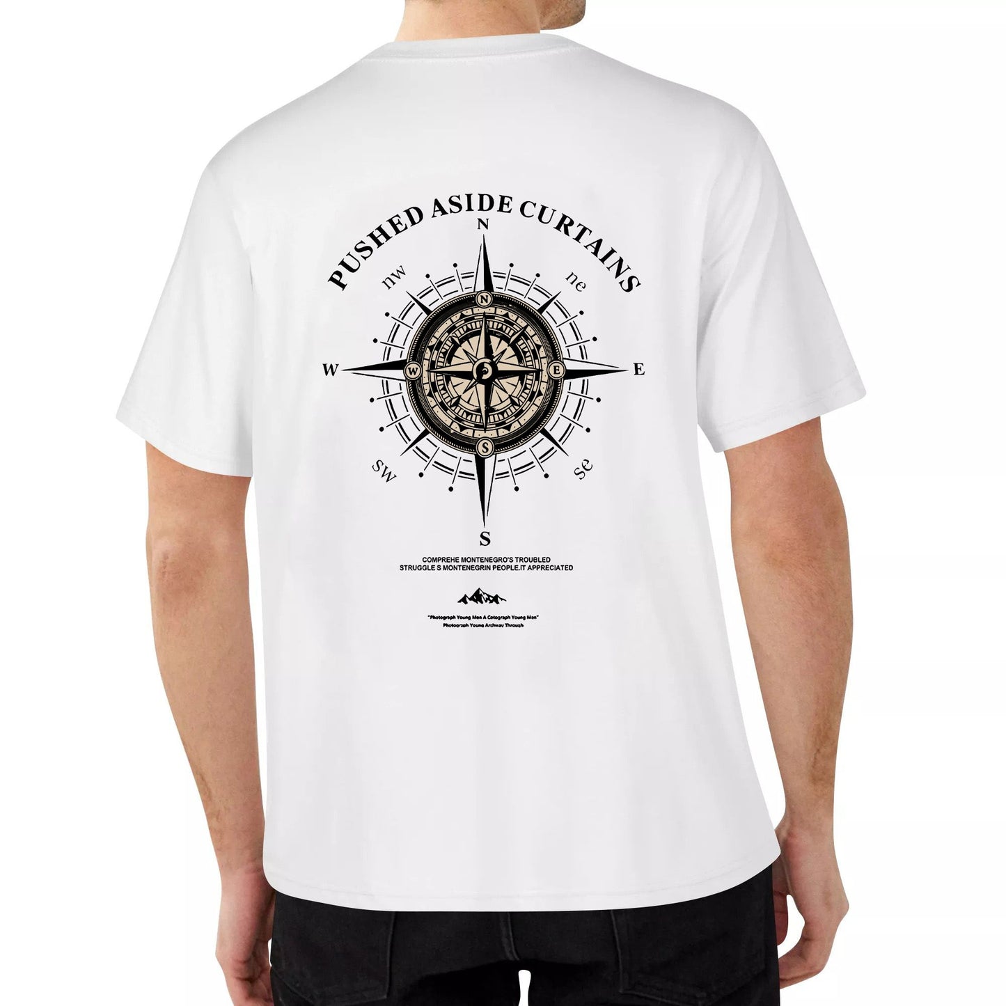 Kaos katun unisex modis dengan motif kreatif, atasan lengan pendek berkualitas tinggi yang dapat dikenakan di segala musim
