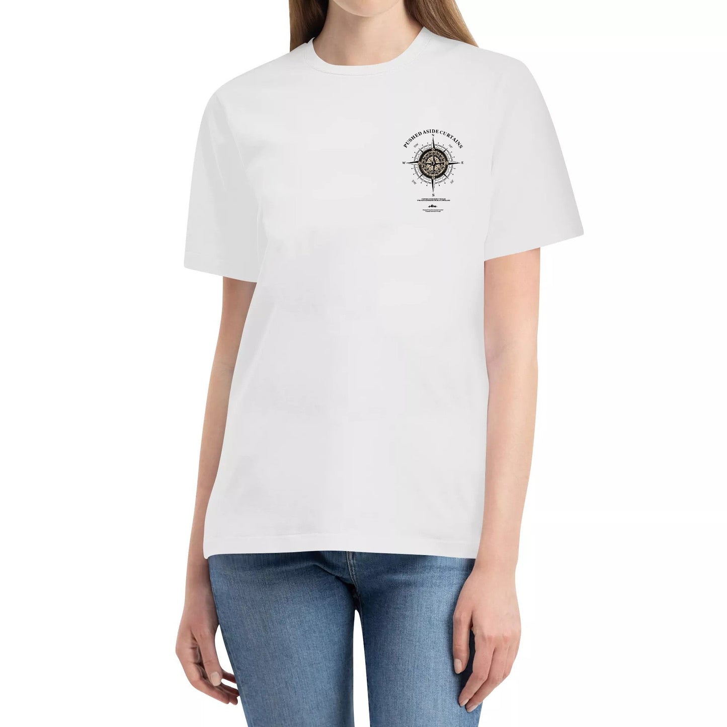 Kaos katun unisex modis dengan motif kreatif, atasan lengan pendek berkualitas tinggi yang dapat dikenakan di segala musim