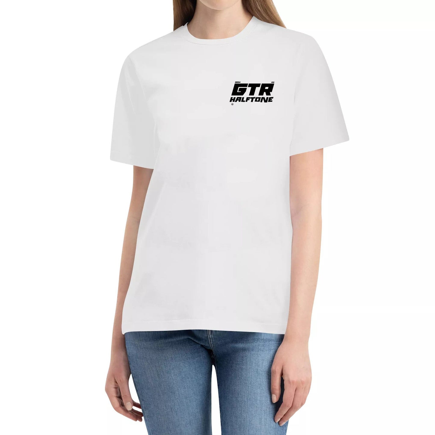 Kaos katun unisex modis dengan motif kreatif, atasan lengan pendek berkualitas tinggi yang dapat dikenakan di segala musim