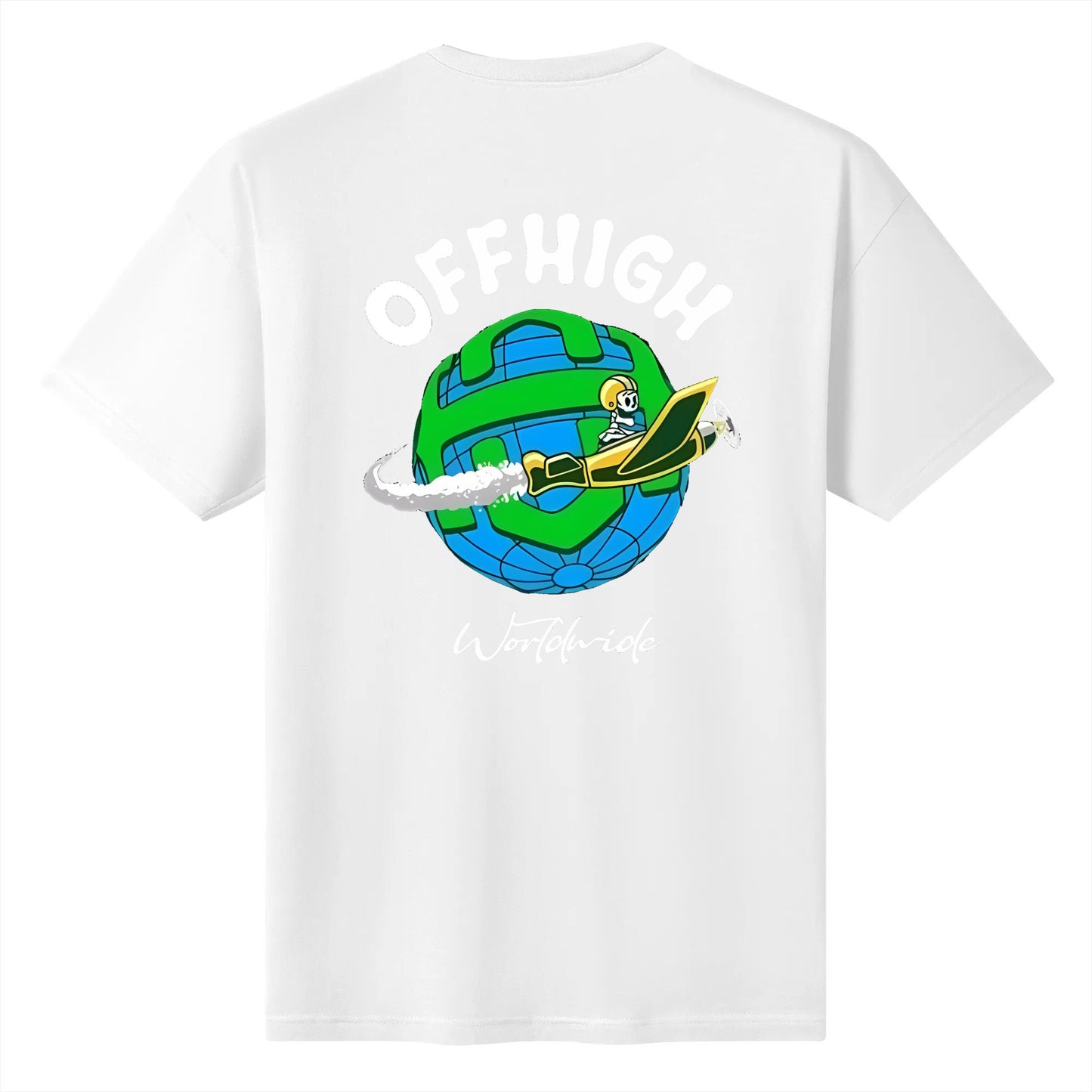 Offhigh Breaking Barrier Black TShirt Menswear Top