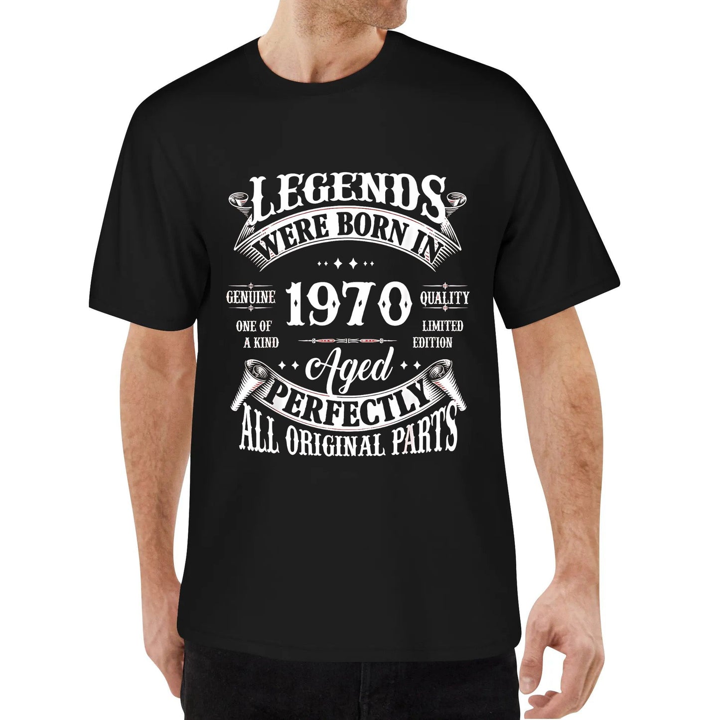 Vintage Legends Born In 1970 55 Years Old T-Shirt