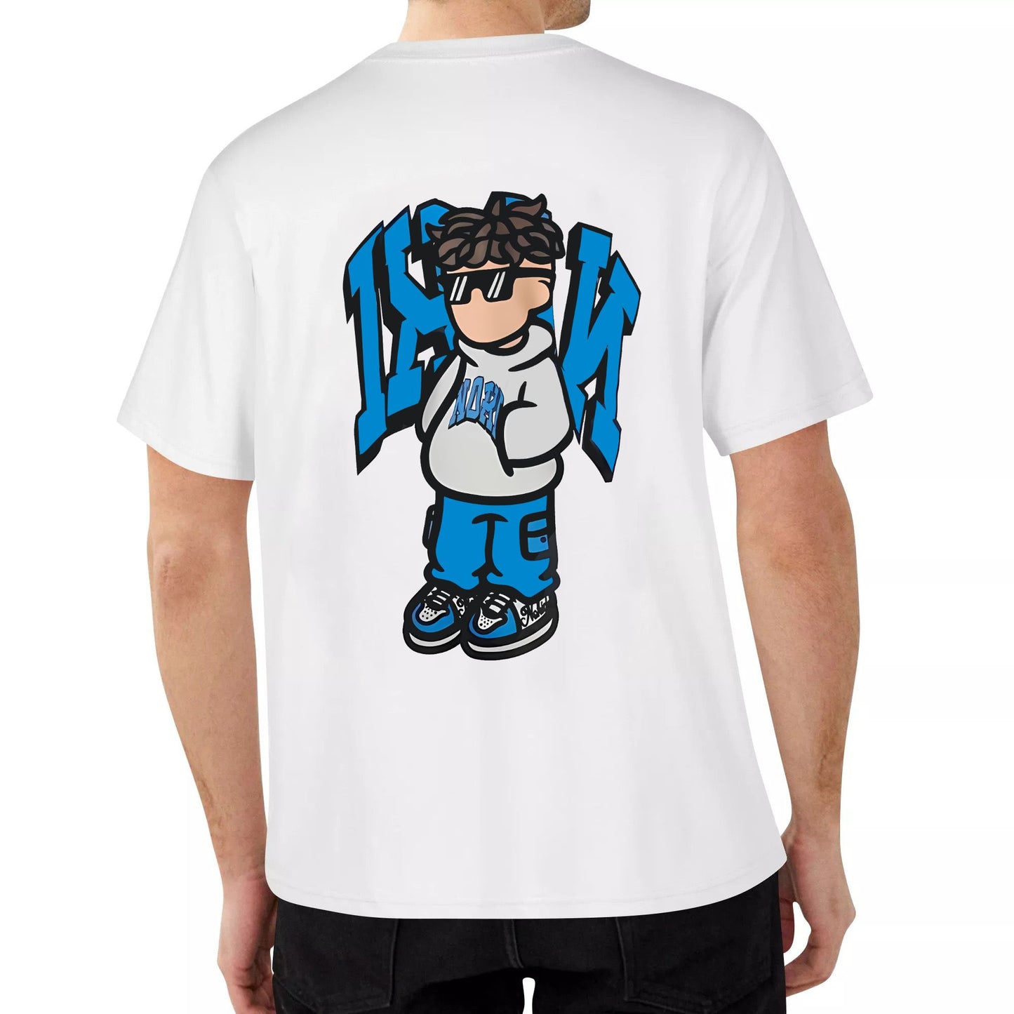 Atasan dan kaos berkualitas tinggi lengan pendek bermotif print yang modis dan trendi untuk pria dan wanita yang dapat dikenakan di segala musim