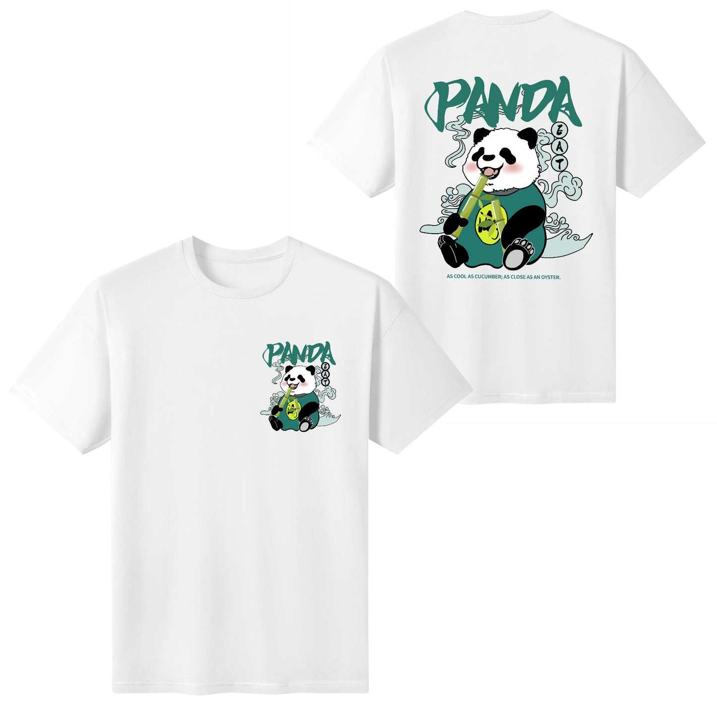 Kaos katun emotikon kreatif Universal untuk pria dan wanita Atasan lengan pendek berkualitas tinggi Bisa dipakai di semua musim