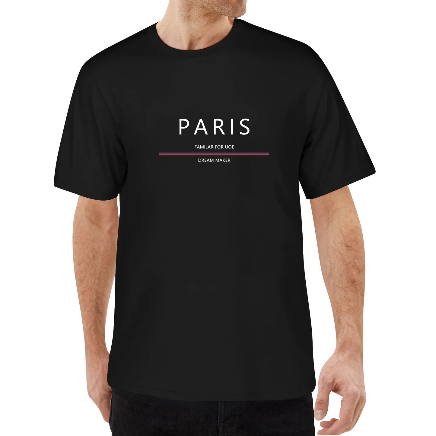 Kaos grafis unisex yang longgar. Pola sederhana ini cocok untuk acara di rumah dan luar ruangan dan dapat dikenakan di semua musim.