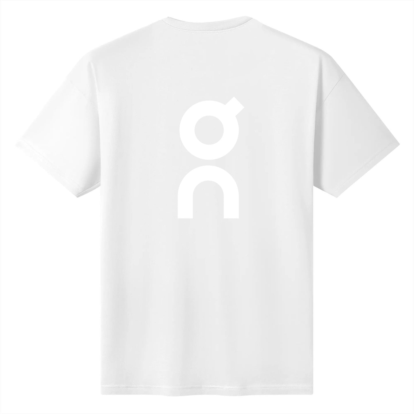 Kaos oblong pria motif kotak-kotak gaya sederhana versi longgar modis ukuran besar