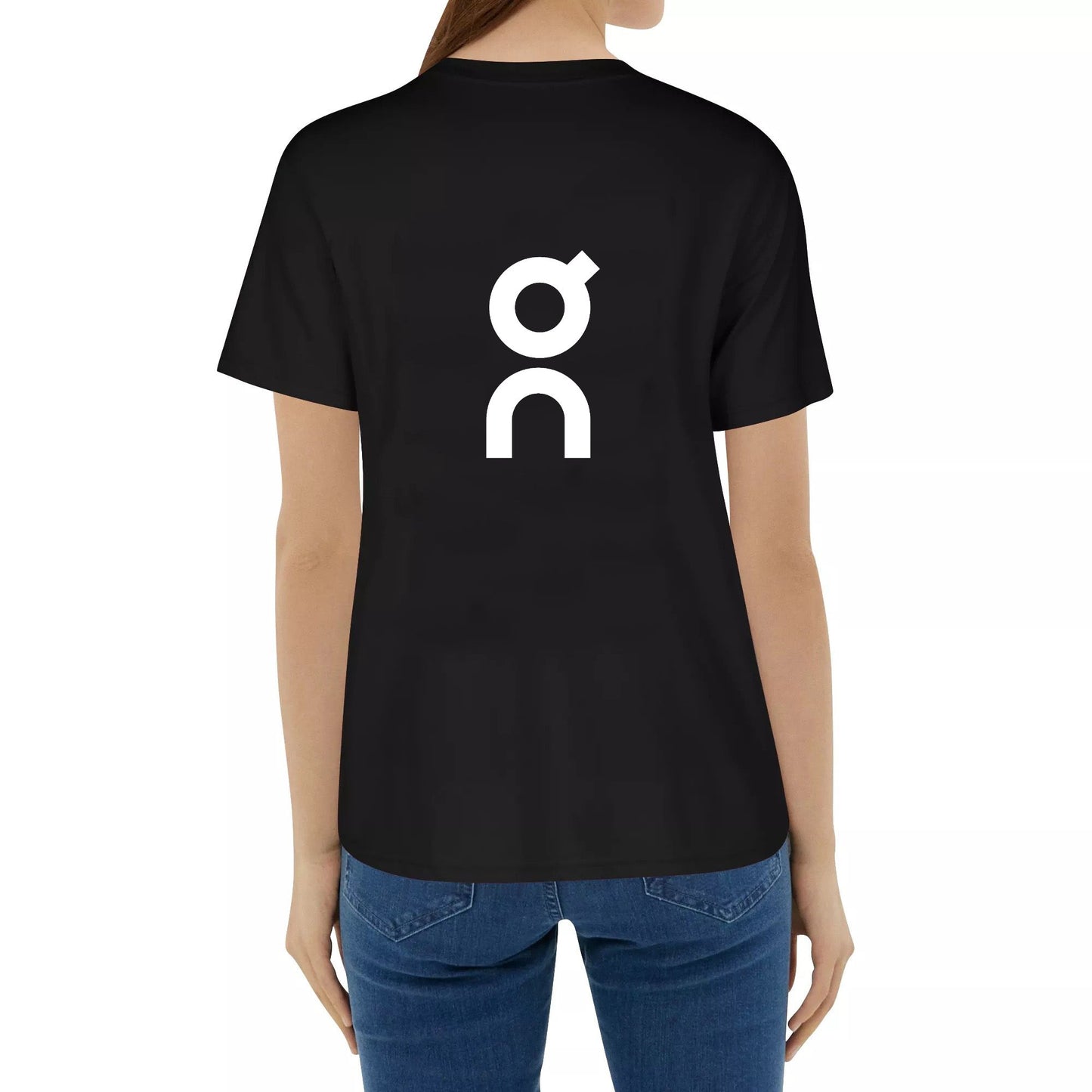 Kaos oblong pria motif kotak-kotak gaya sederhana versi longgar modis ukuran besar