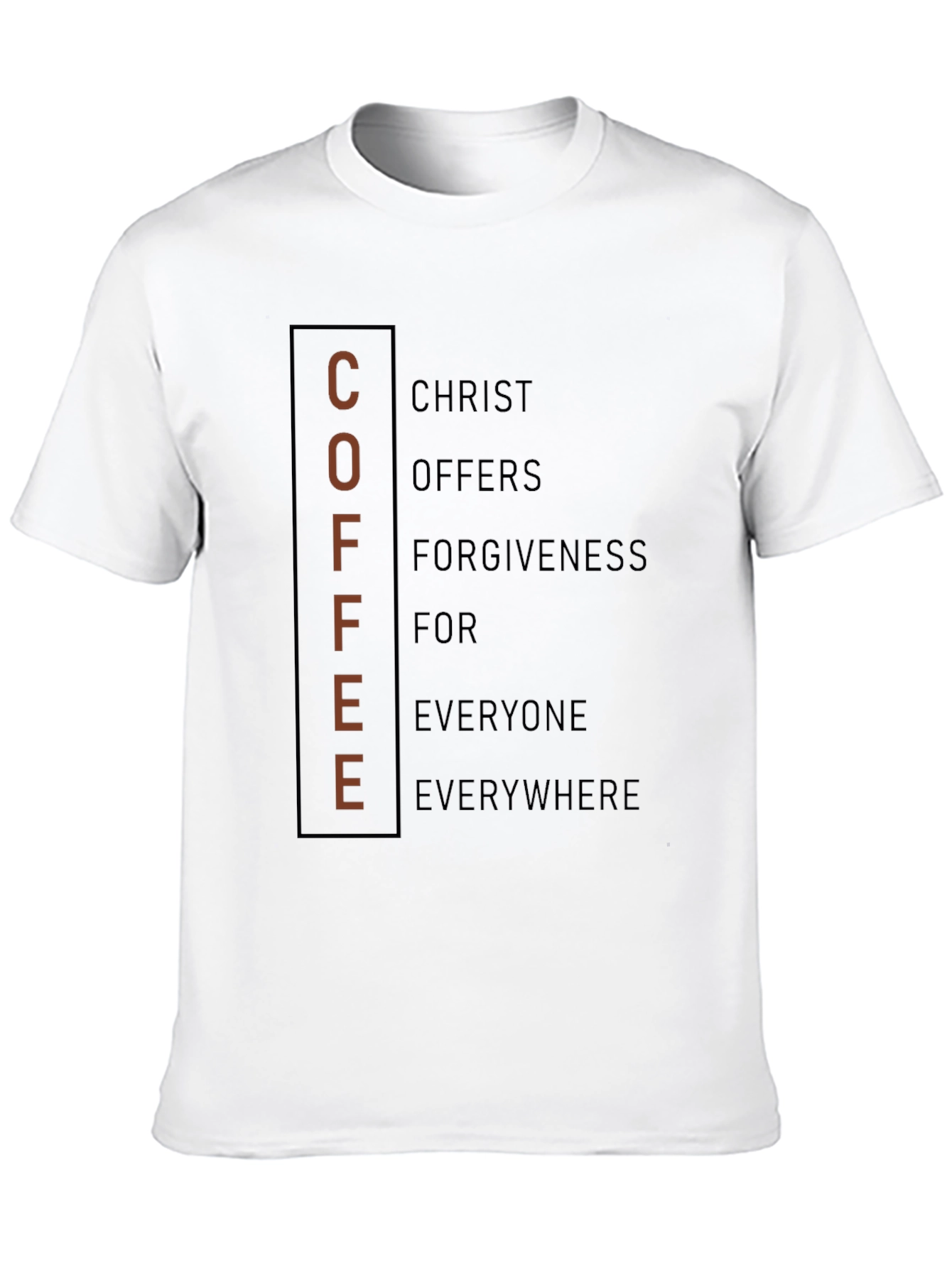 Coffee Christ Forgiveness Graphic Tee