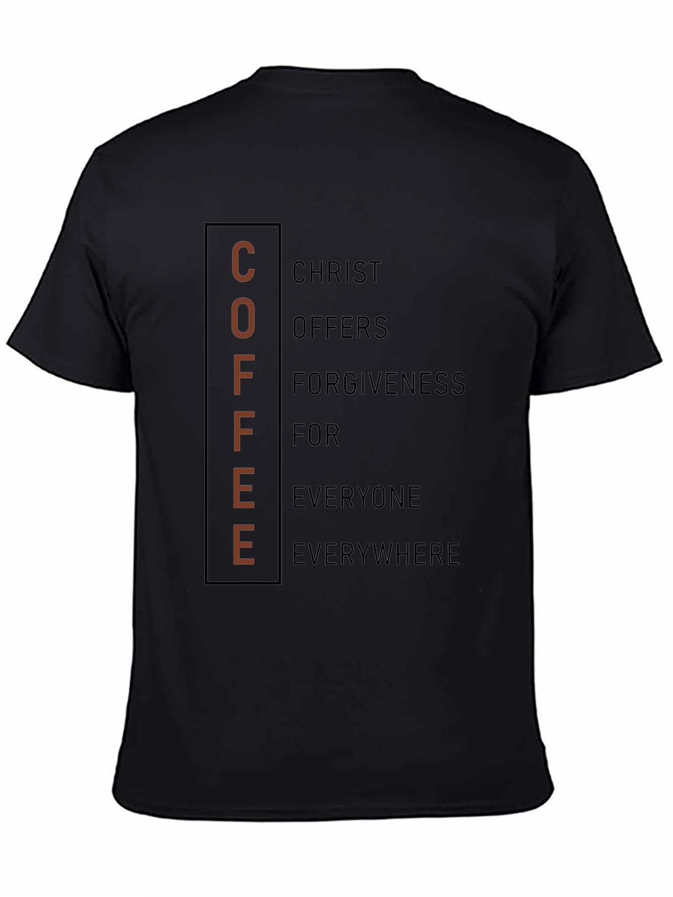 Coffee Christ Forgiveness Graphic Tee