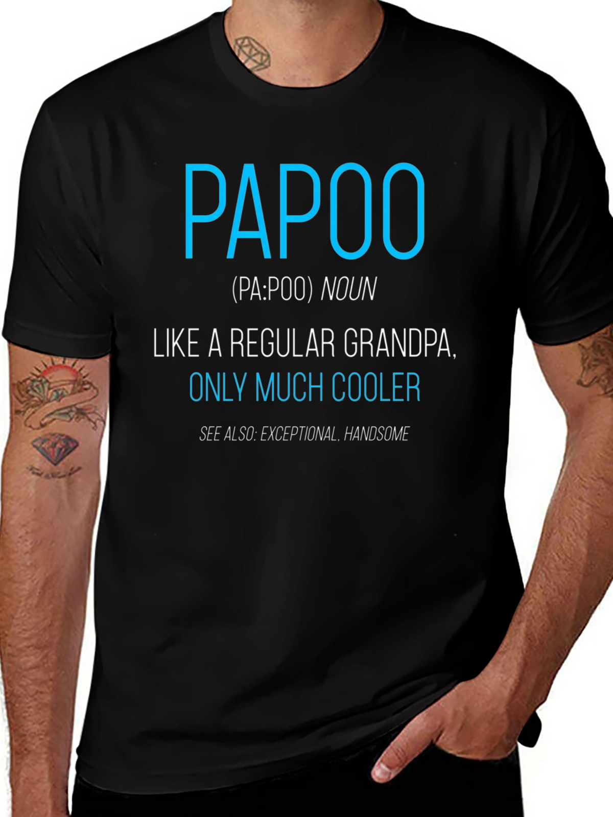 Papoo Definition T-Shirt - Cool Grandpa Tee