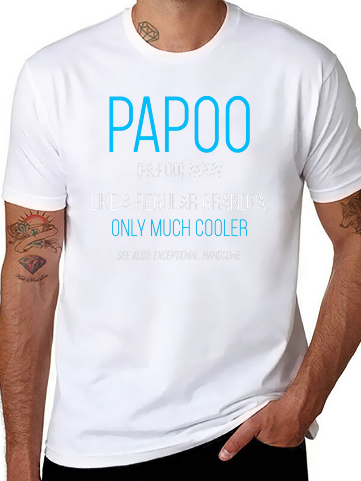 Papoo Definition T-Shirt - Cool Grandpa Tee