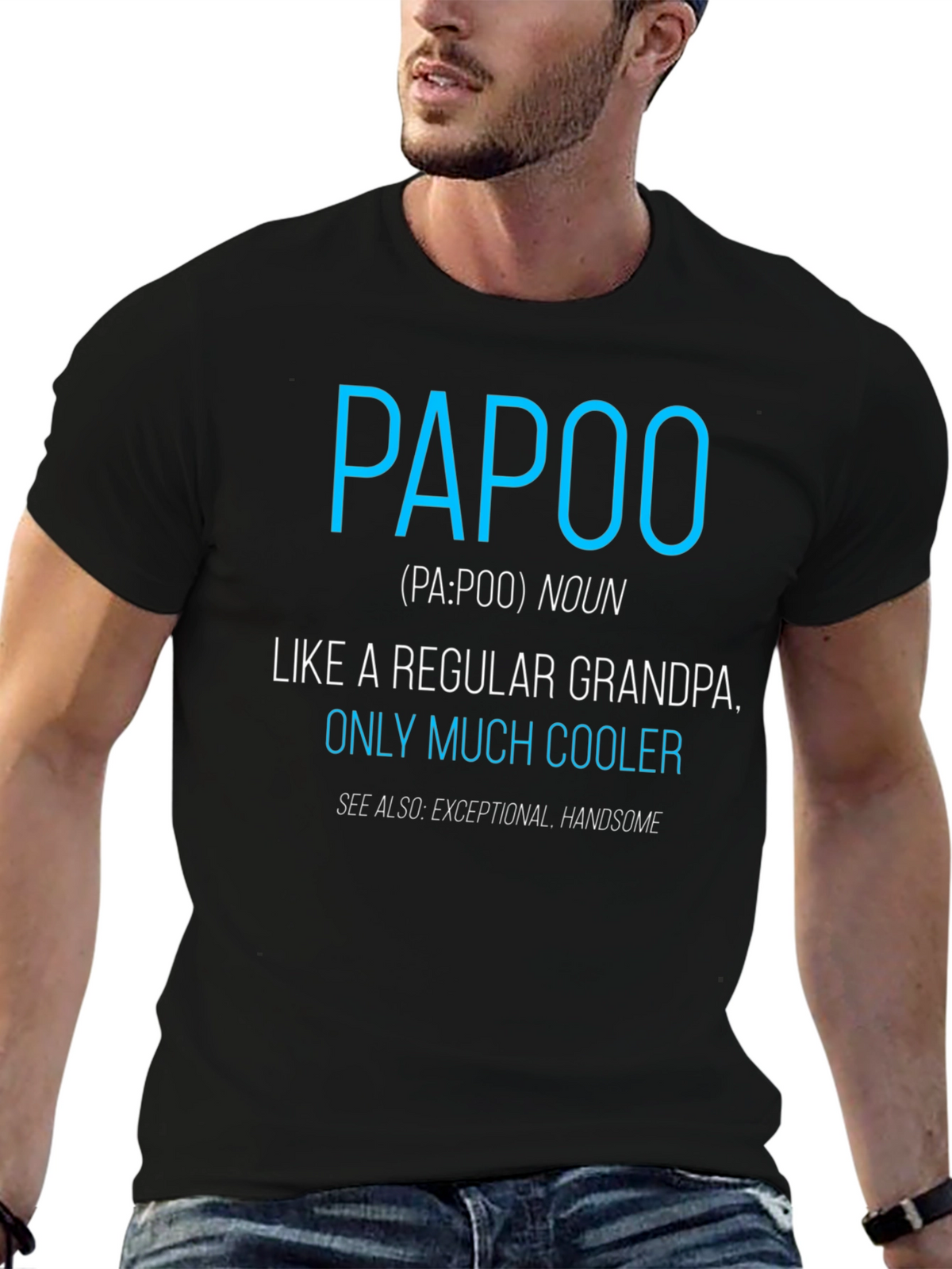 Papoo Definition T-Shirt - Cool Grandpa Tee