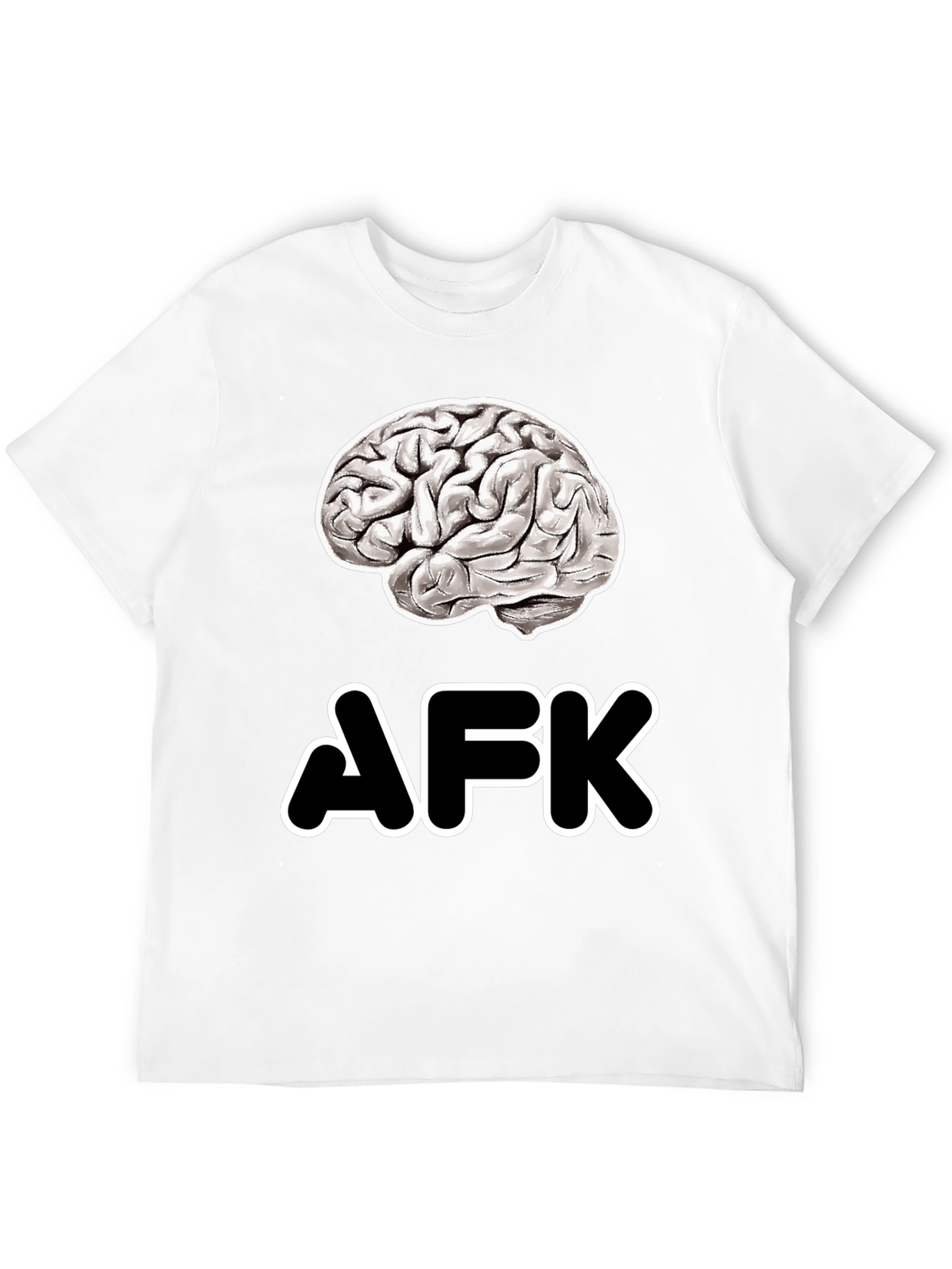 Brain AFK T-Shirt - Gamer Humor Tee