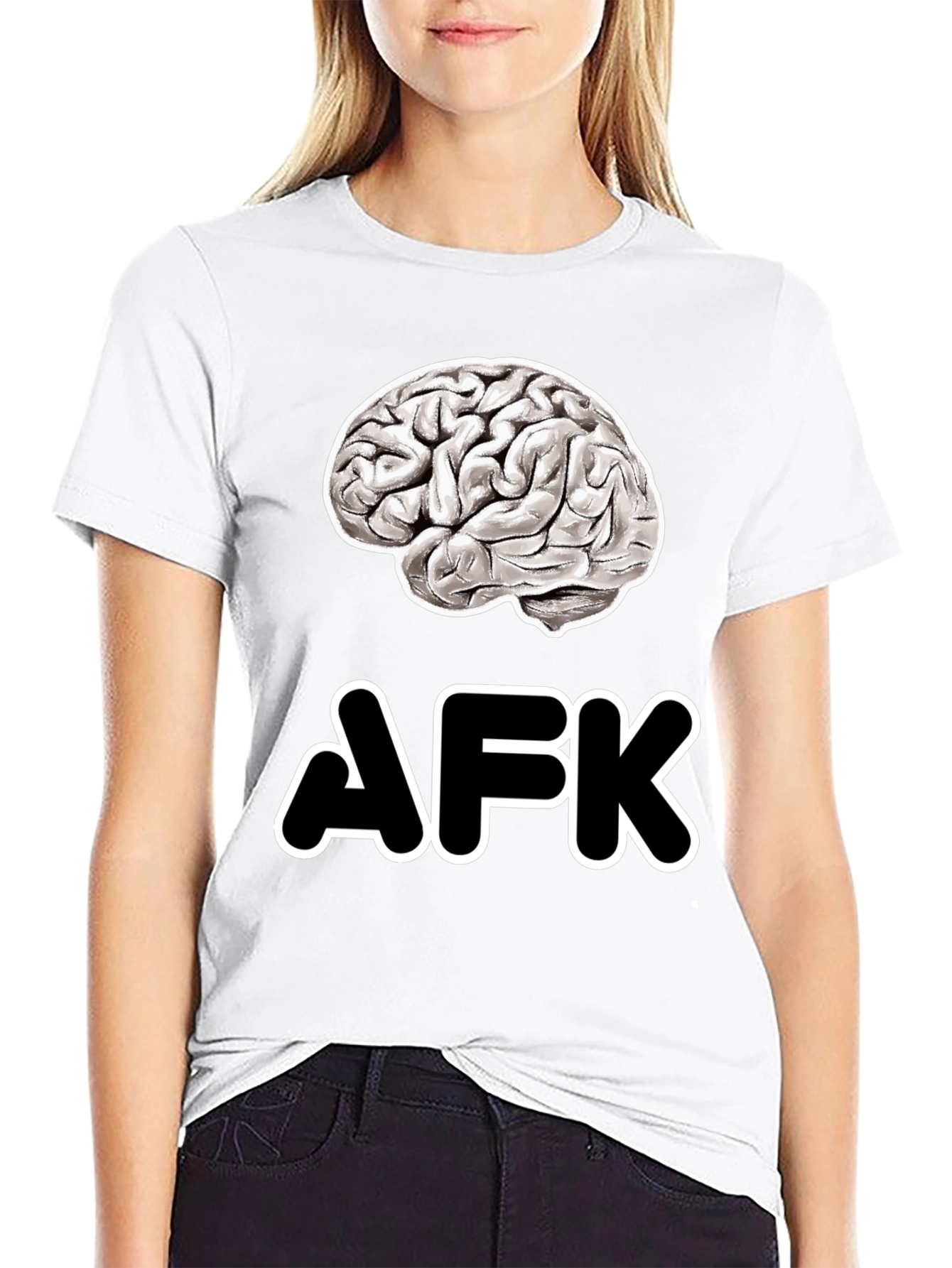 Brain AFK T-Shirt - Gamer Humor Tee