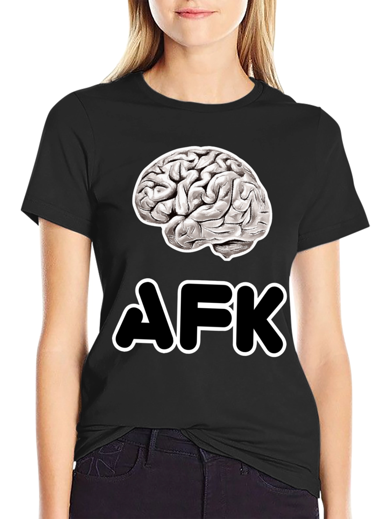 Brain AFK T-Shirt - Gamer Humor Tee