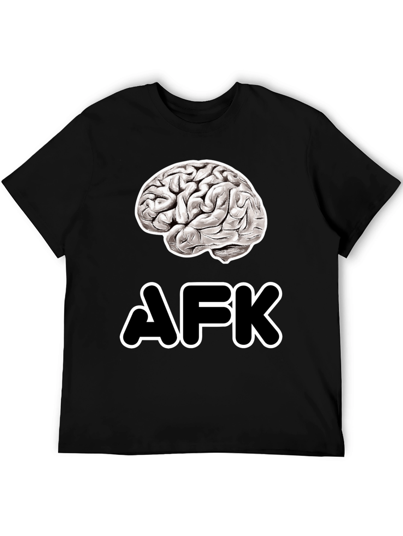 Brain AFK T-Shirt - Gamer Humor Tee