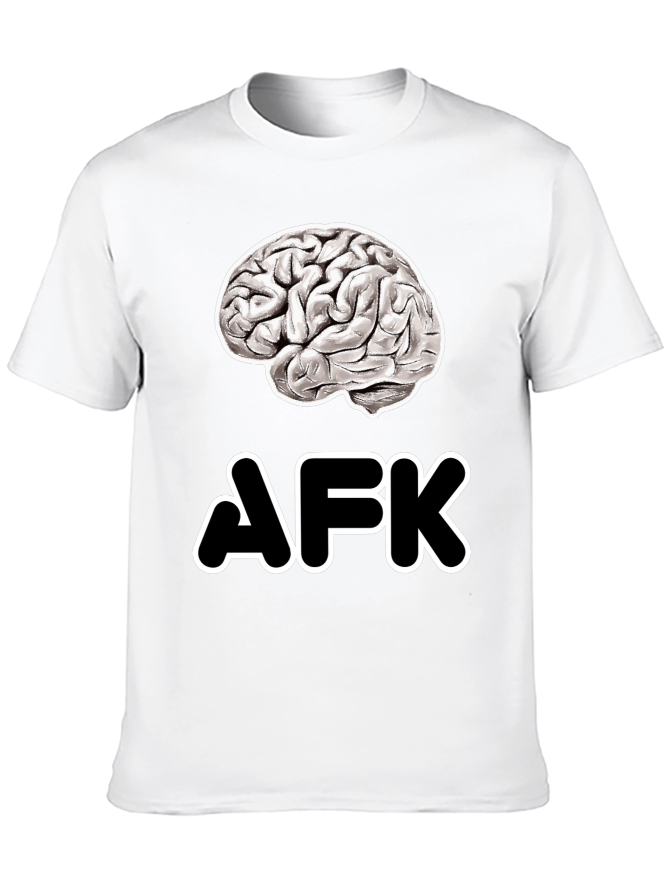 Brain AFK T-Shirt - Gamer Humor Tee