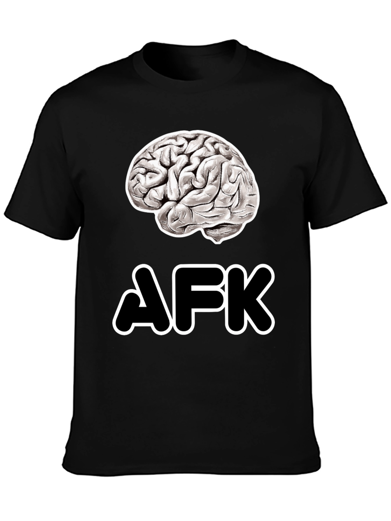 Brain AFK T-Shirt - Gamer Humor Tee