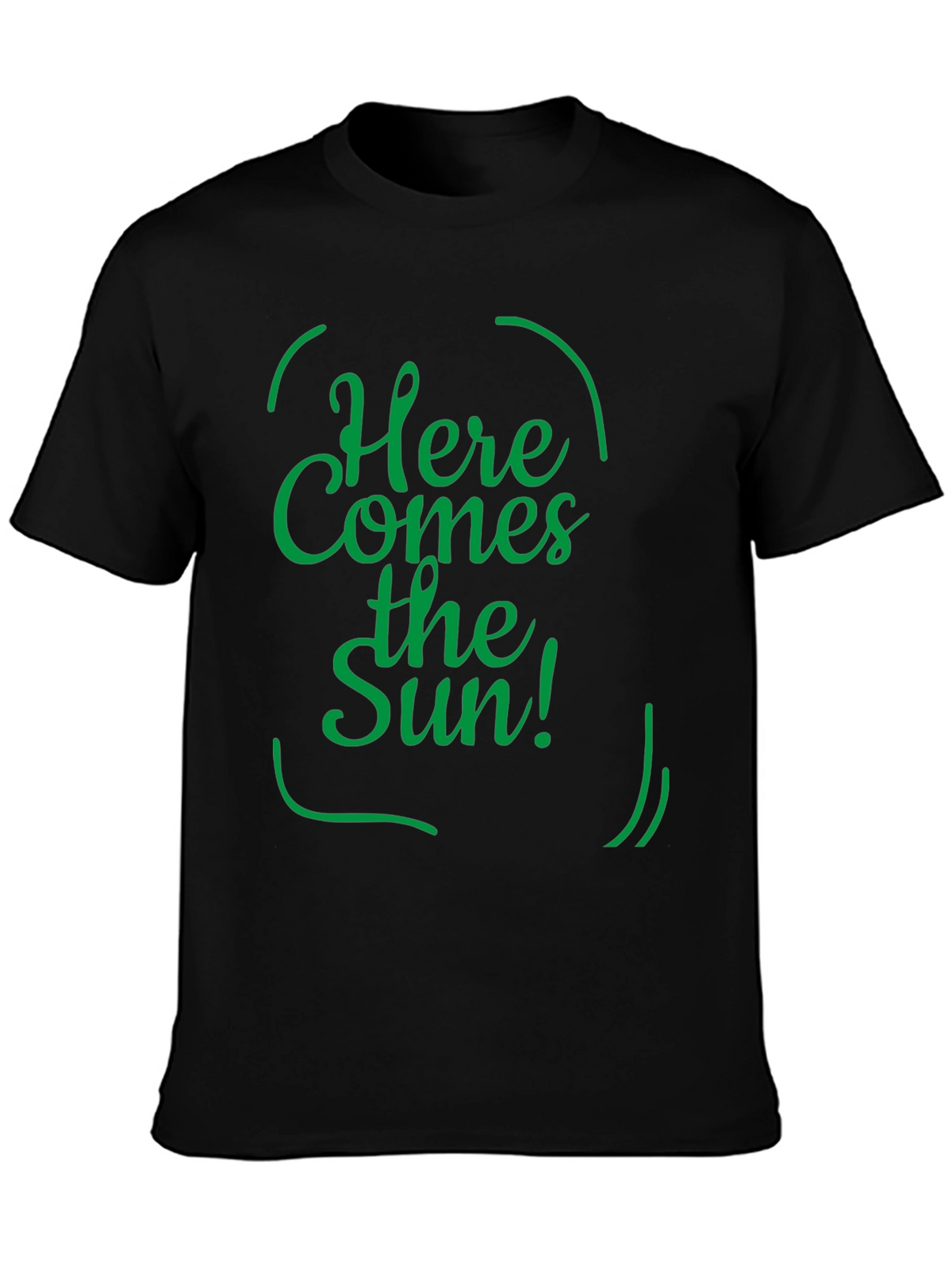 Here Comes the Sun T-Shirt - Classic Black Tee