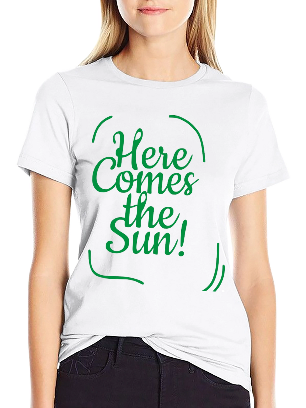 Here Comes the Sun T-Shirt - Classic Black Tee