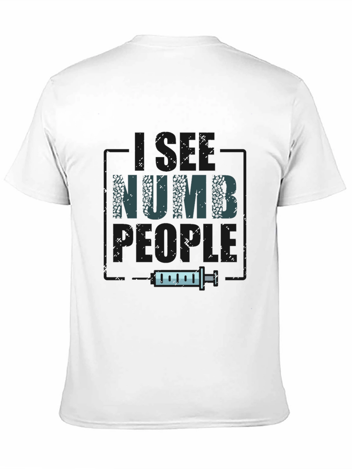 Get Numb People T-Shirt - Black Graphic Tee
