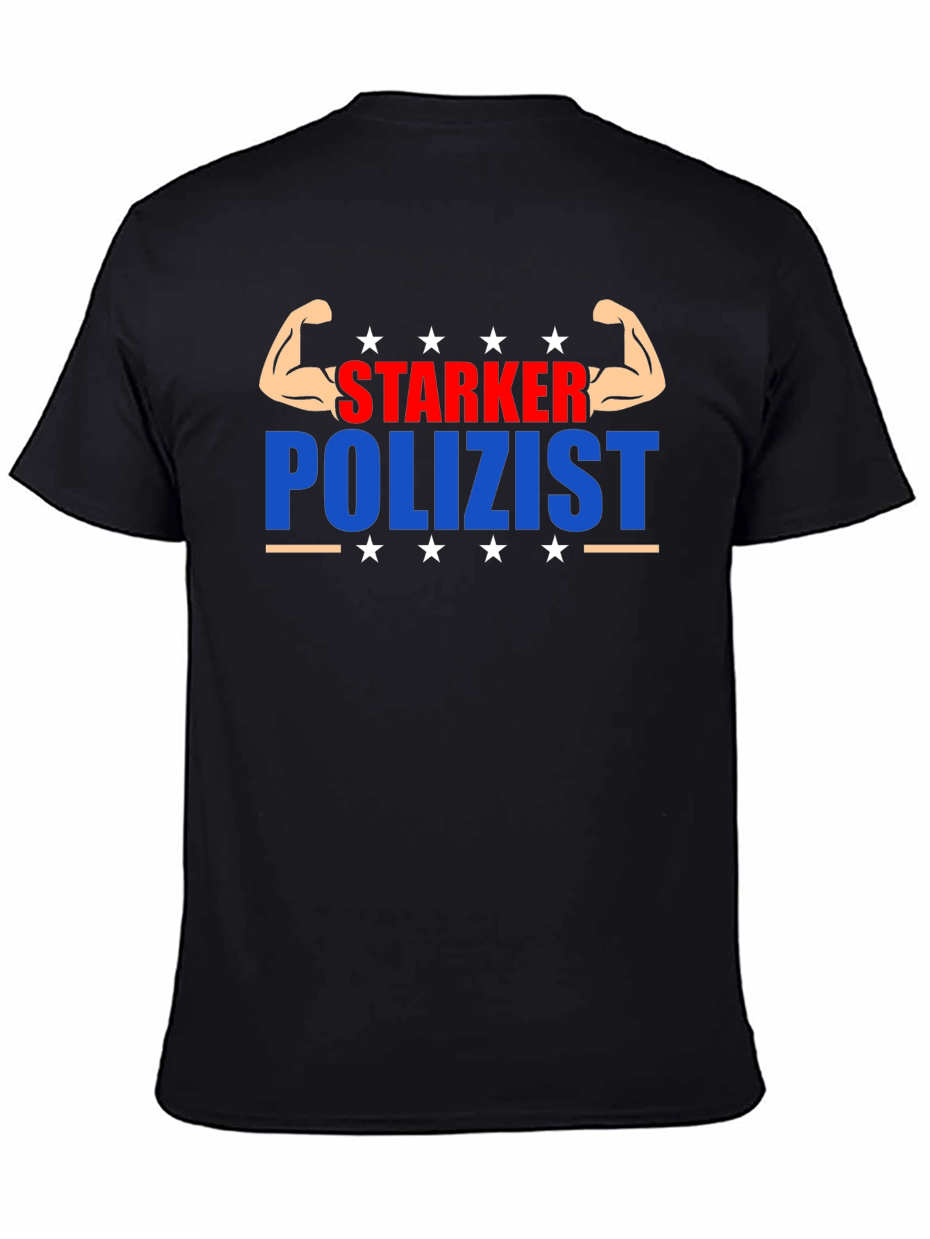 Starker Polizist Graphic T-Shirt
