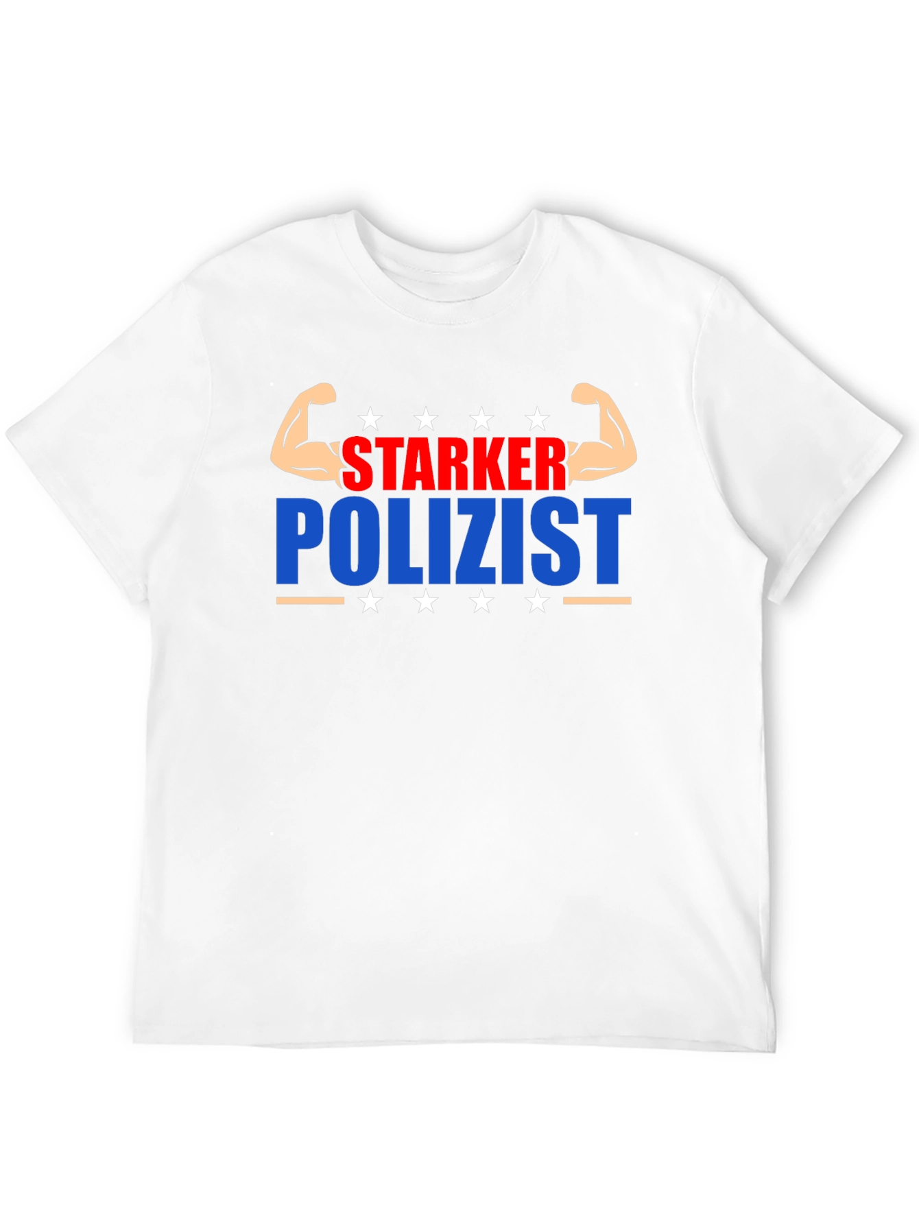 Starker Polizist Graphic T-Shirt
