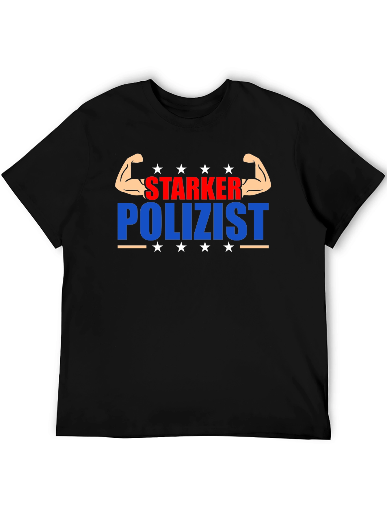 Starker Polizist Graphic T-Shirt