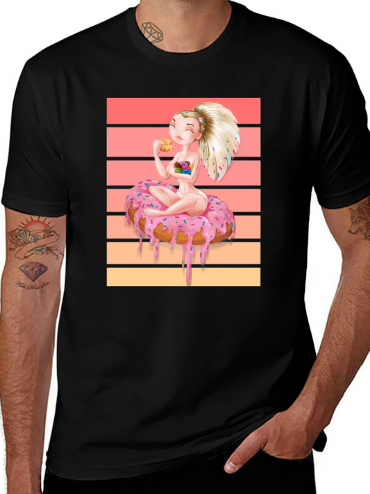 Donut Dream T-Shirt: Sweet Cartoon Tee