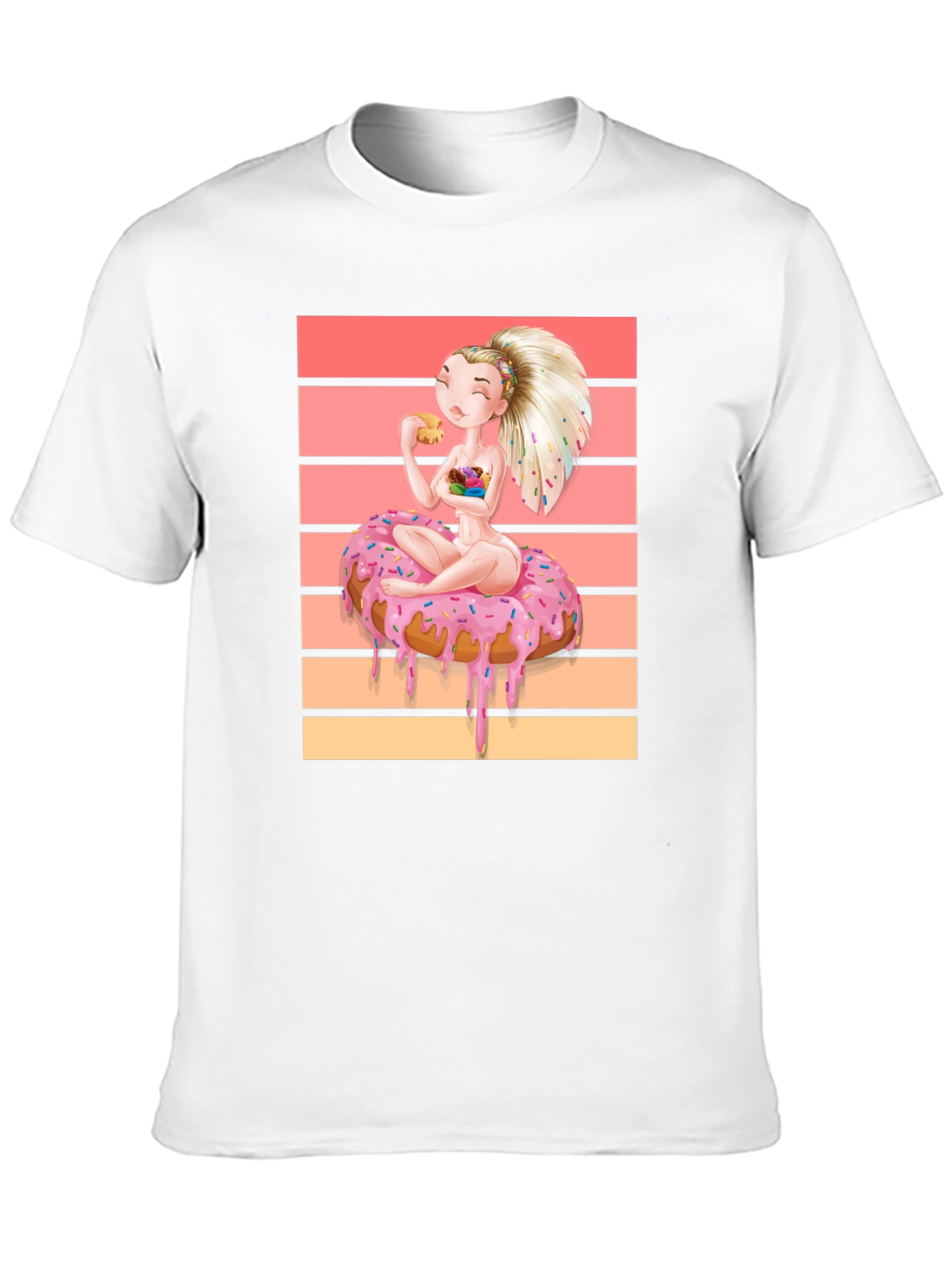 Donut Dream T-Shirt: Sweet Cartoon Tee