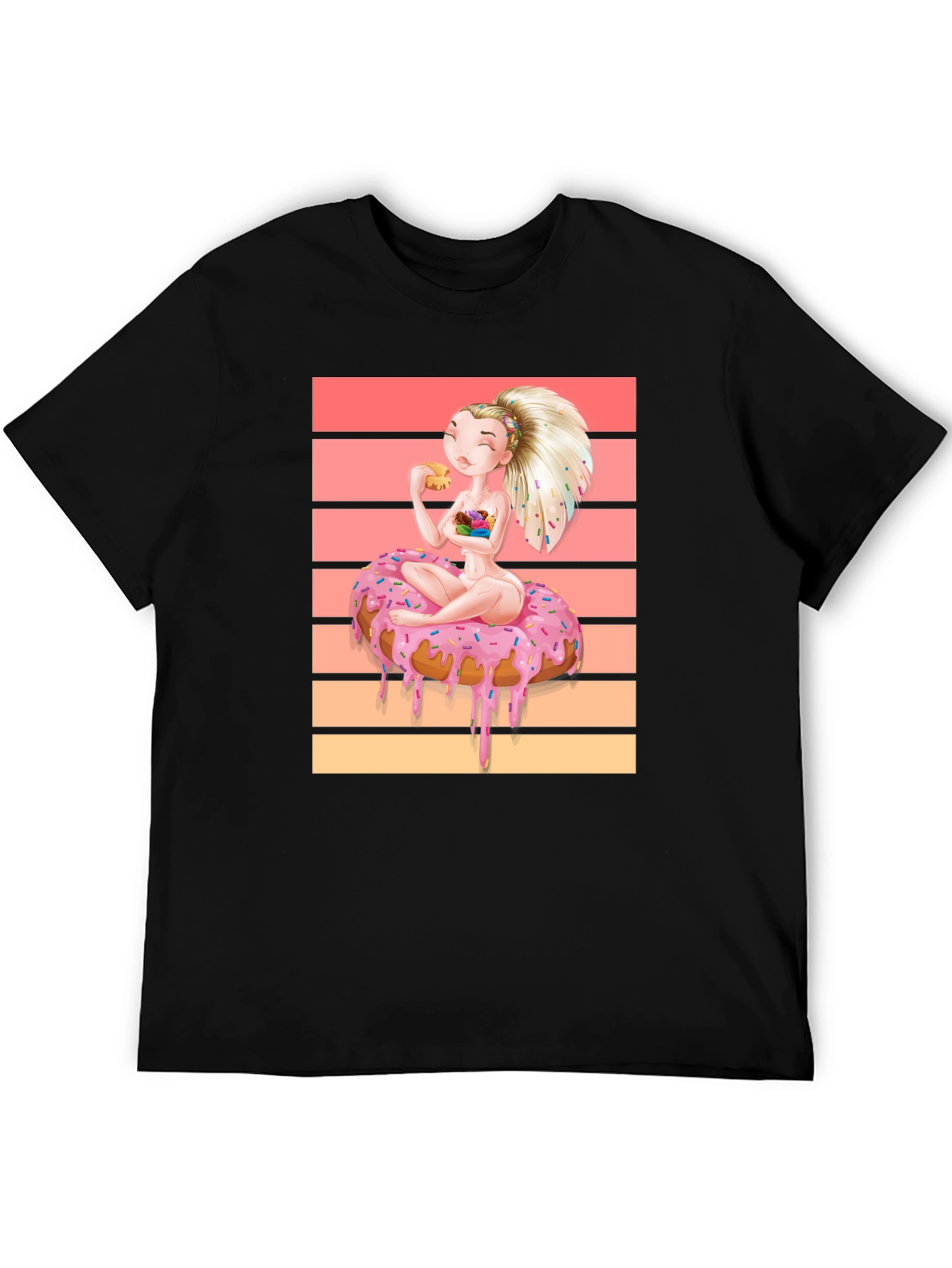 Donut Dream T-Shirt: Sweet Cartoon Tee